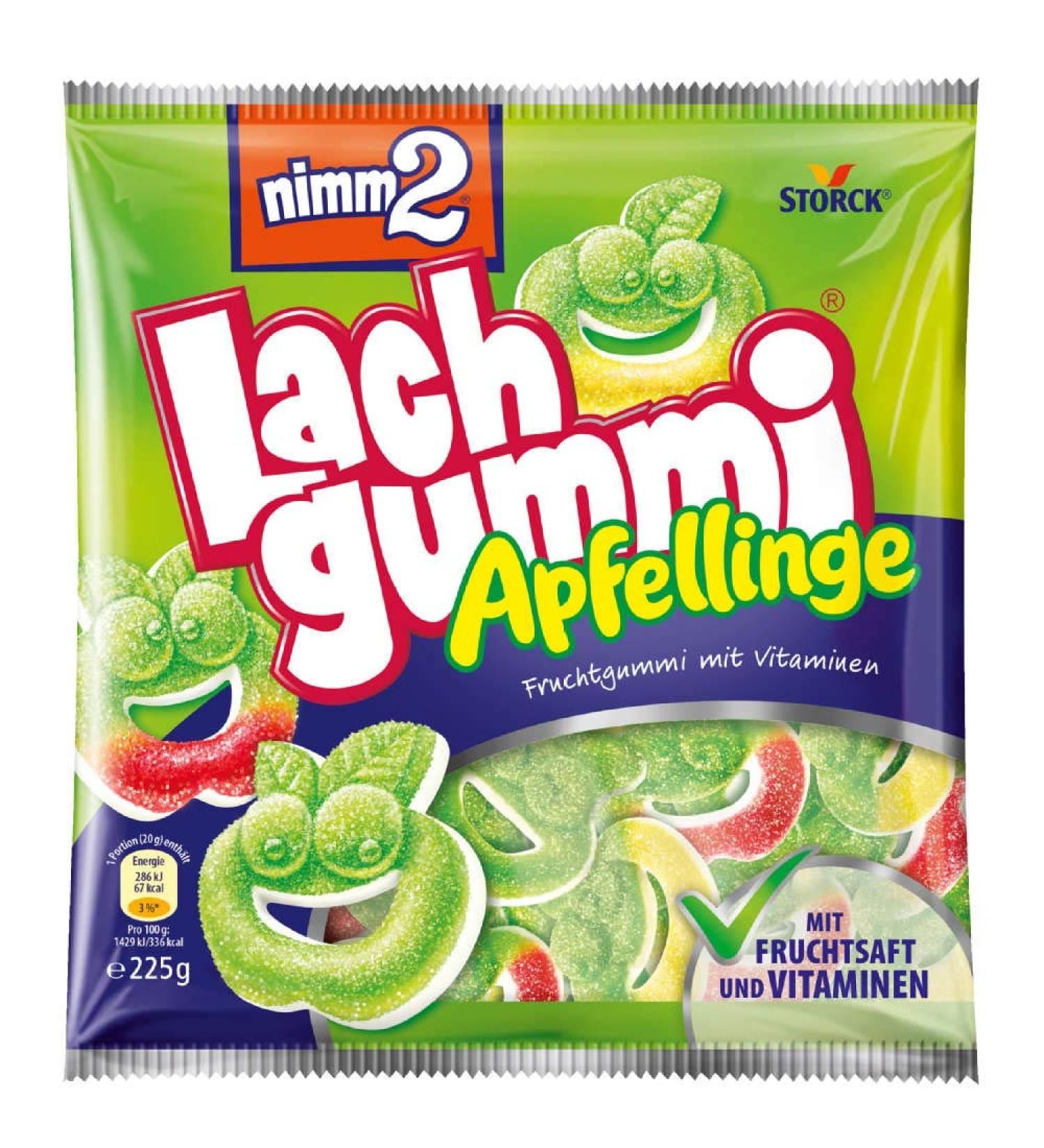 Storck Nimm 2 Apple Shape with Fun Faces - 15 x 225gr - Buy Online on SooperMarket.com