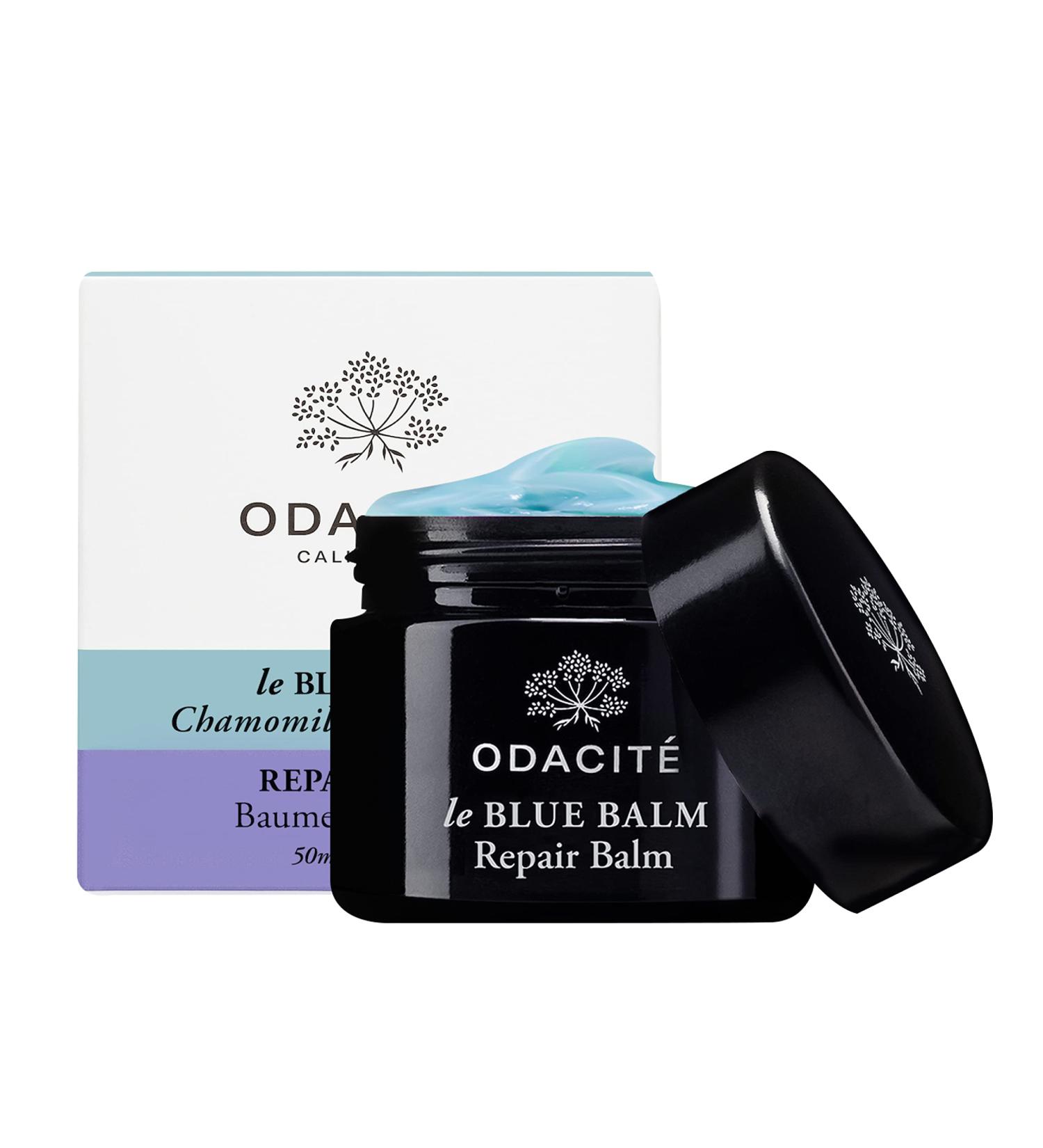 ODACITE Le-Blue Balm Repair Balm - Blue Chamomile & Shea Butter Face Moisturizer for Mature, Dry, or Sensitive Skin - Buy Online on SooperMarket.com
