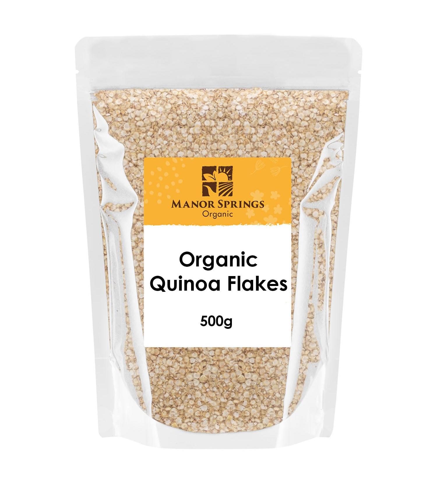 Organic Quinoa Flakes 500g by Manor Springs Organic - Buy Online on SooperMarket.com