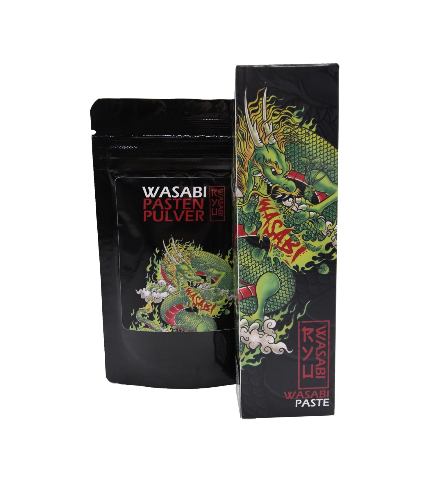 Ryu Wasabi Paste & Powder Combo 43g/20g - Authentic Austrian Wasabi for Dips & Grilling - Buy Online on SooperMarket.com
