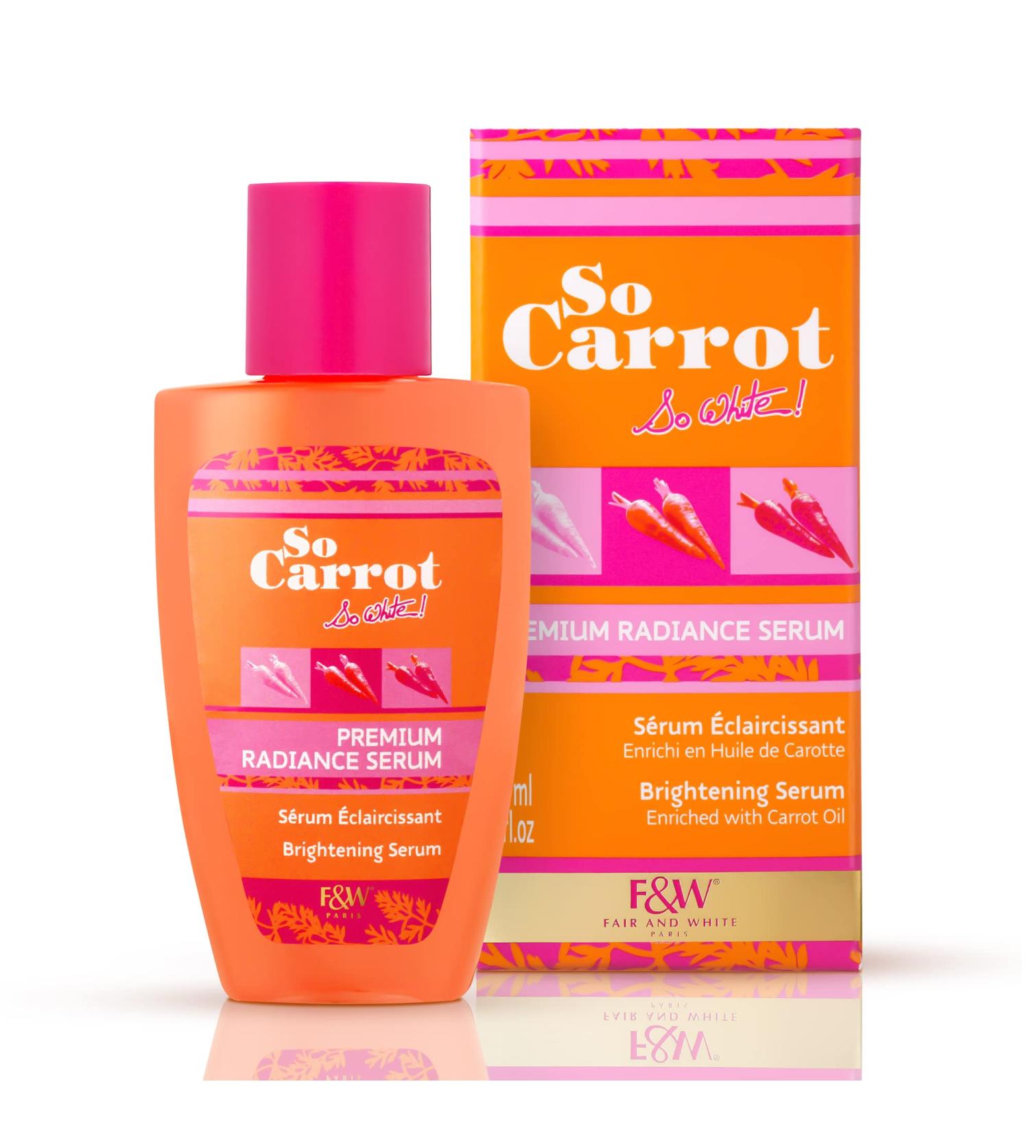 Fair & White So Carrot Brightening Radiance Serum 30ml | Skin Brightening with Carrot Oil - International Shipping Available - Buy Online on SooperMarket.com