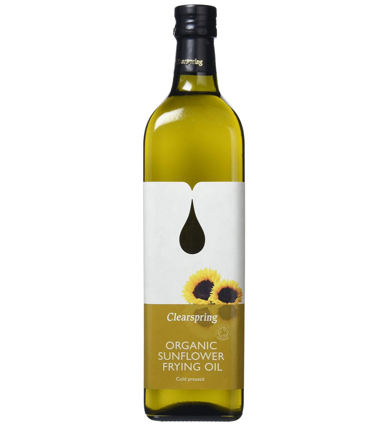 Clearspring Organic Sunflower Frying Oil 1000ml - Buy Online on SooperMarket.com