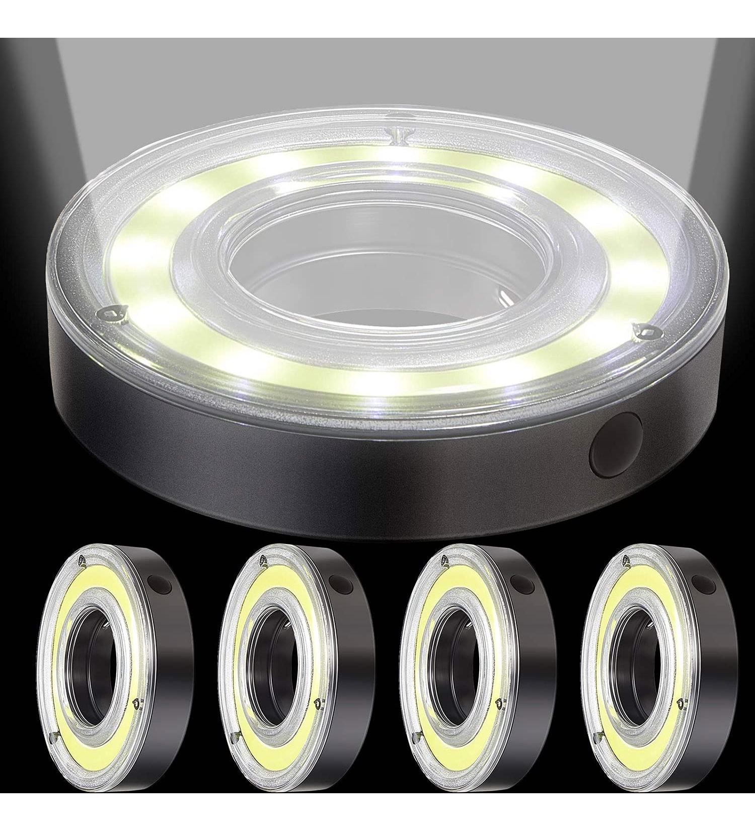 Retisee Glow Golf Hole Lights Set - 4 Pcs LED Glowing Golf Hole, Putting Green Flags, Poles, Light Up Cups for Night Play - Buy Online on SooperMarket.com