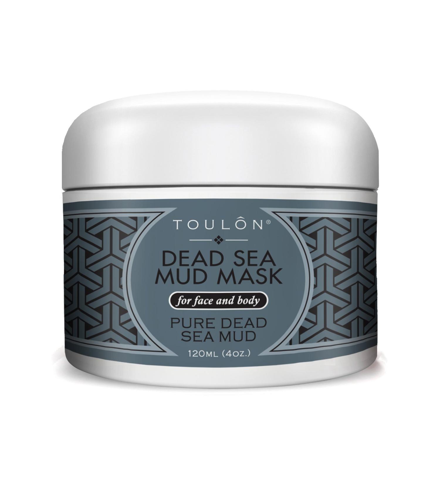 TOULON Best Mud Mask - Dead Sea Exfoliating Facial Mask | Blackhead Remover & Acne Treatment for All Skin Types - Buy Online on SooperMarket.com