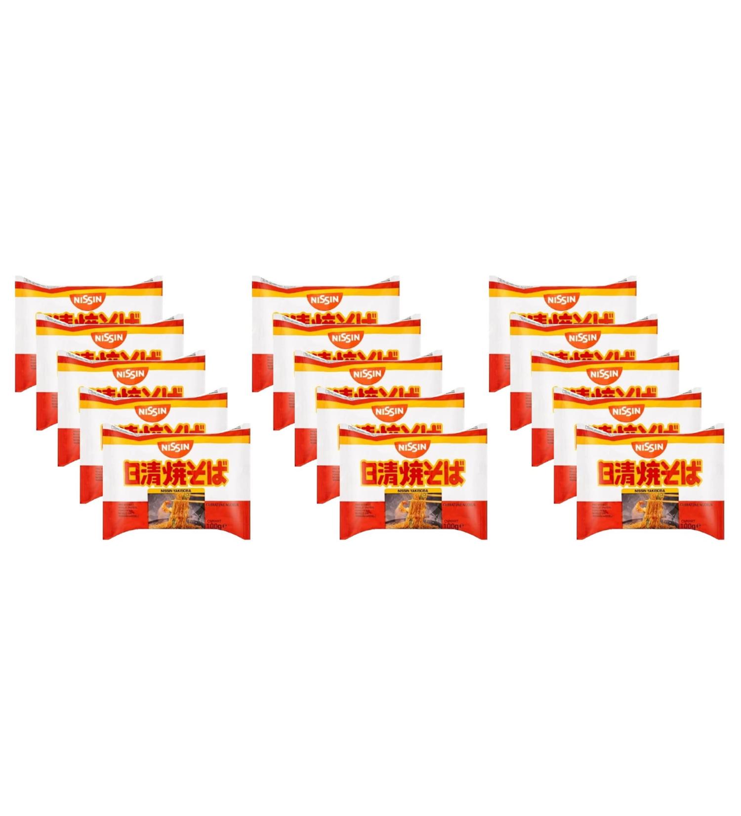 Nissin Demae Ramen Instant Ramen Noodles - Yakisoba Flavour 100g (Pack of 15) by CNMART - Buy Online on SooperMarket.com
