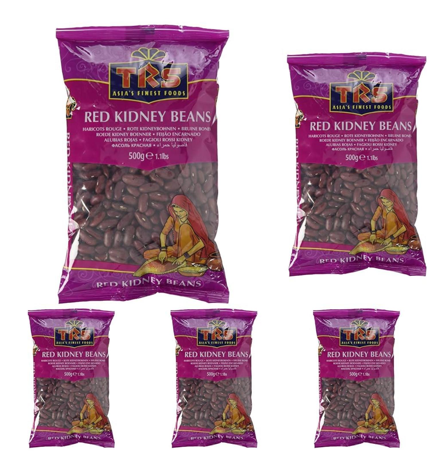 Buy TRS Red Beans (500g) - Pack of 5 | Premium Quality International Shipping - Buy Online on SooperMarket.com