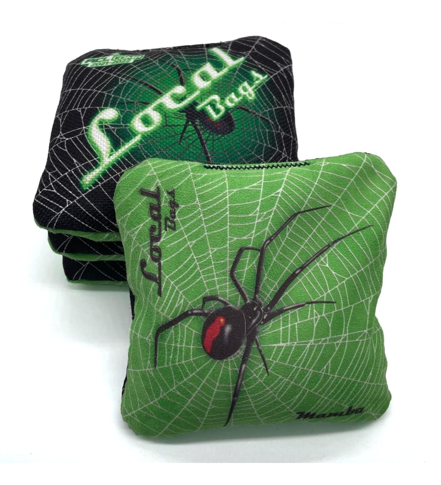 Lime Mamba Series ACL Comp Approved Cornhole Bags 2021-2022 - Set of 4, Made in USA - Buy Online on SooperMarket.com