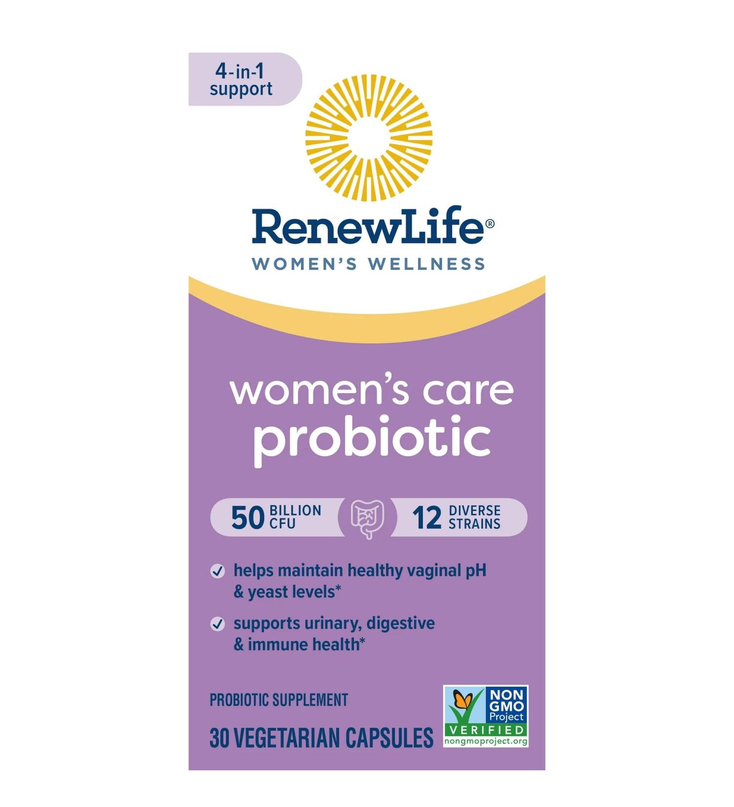 LLK Ultimate Flora Women's Vaginal Probiotic 50 Billion CFU 30 Capsules