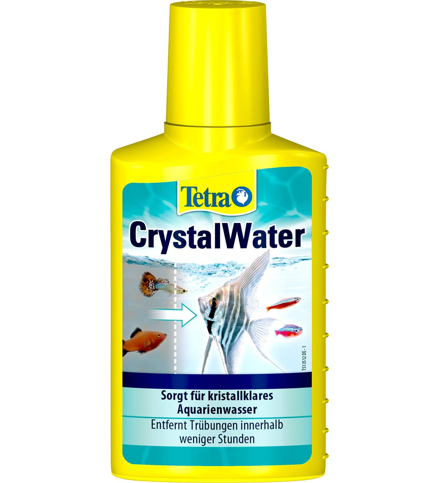 Tetra CrystalWater - Water Clarifier for Aquarium Turbidity | 100ml Bottle for Crystal Clear Water - Buy Online on SooperMarket.com