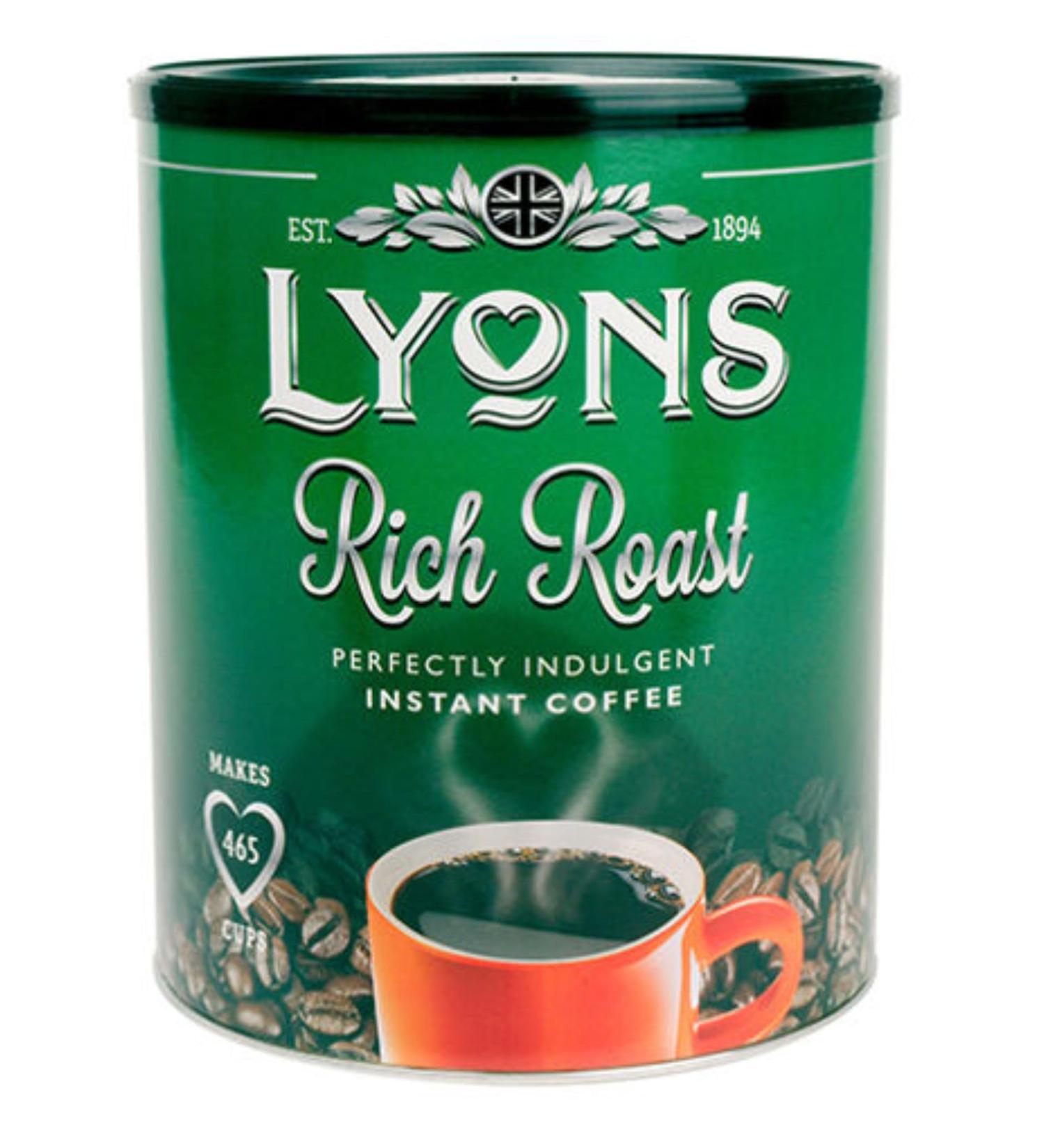 Lyons Rich Roast Coffee Granules 750 g. Instant Coffee. Lyons Rich Roast.