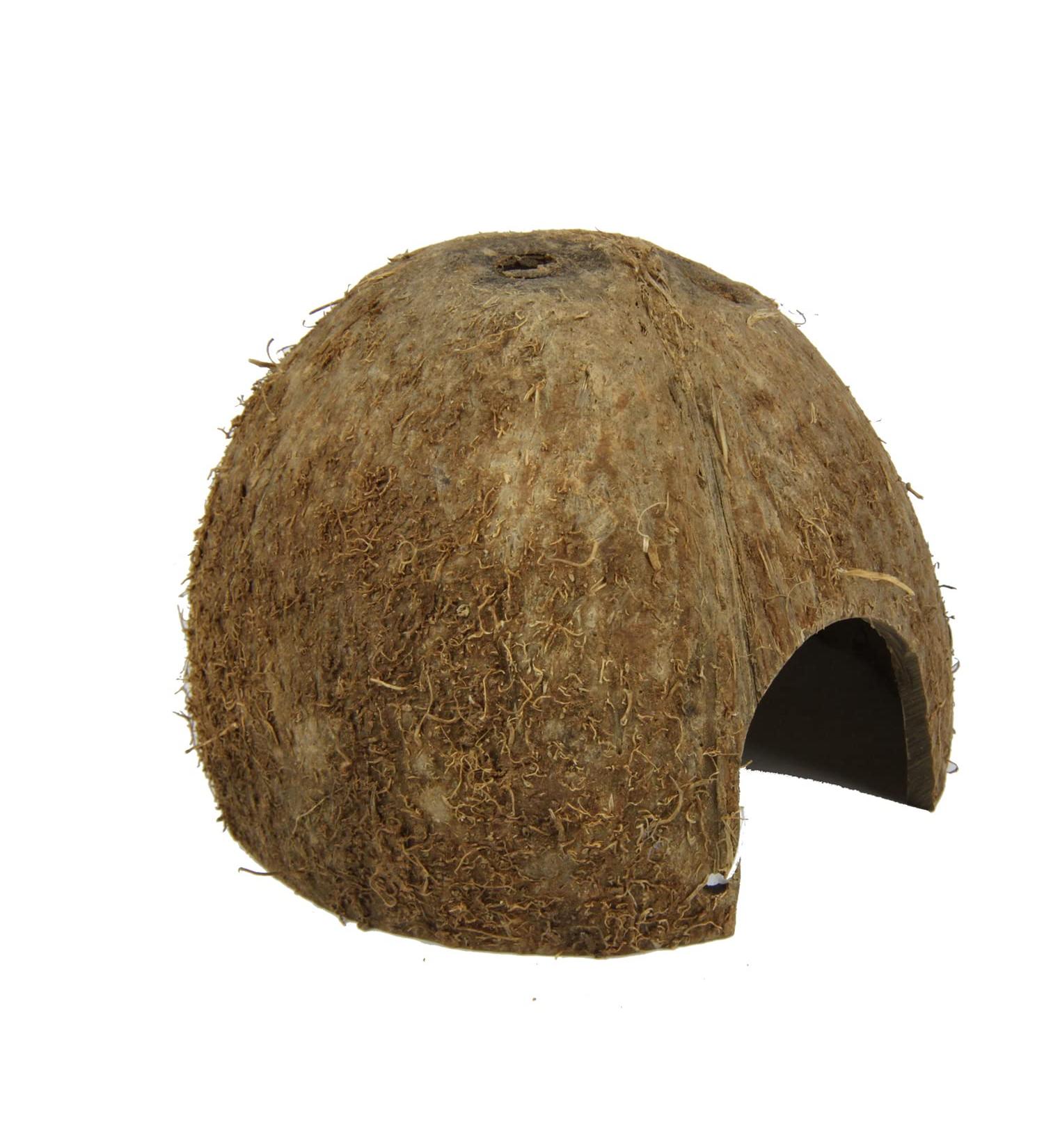 JBL 61511 Coconut Shell Cave for Aquariums & Terrariums - Cocos Cava 1/2 MM | International Shipping Available - Buy Online on SooperMarket.com