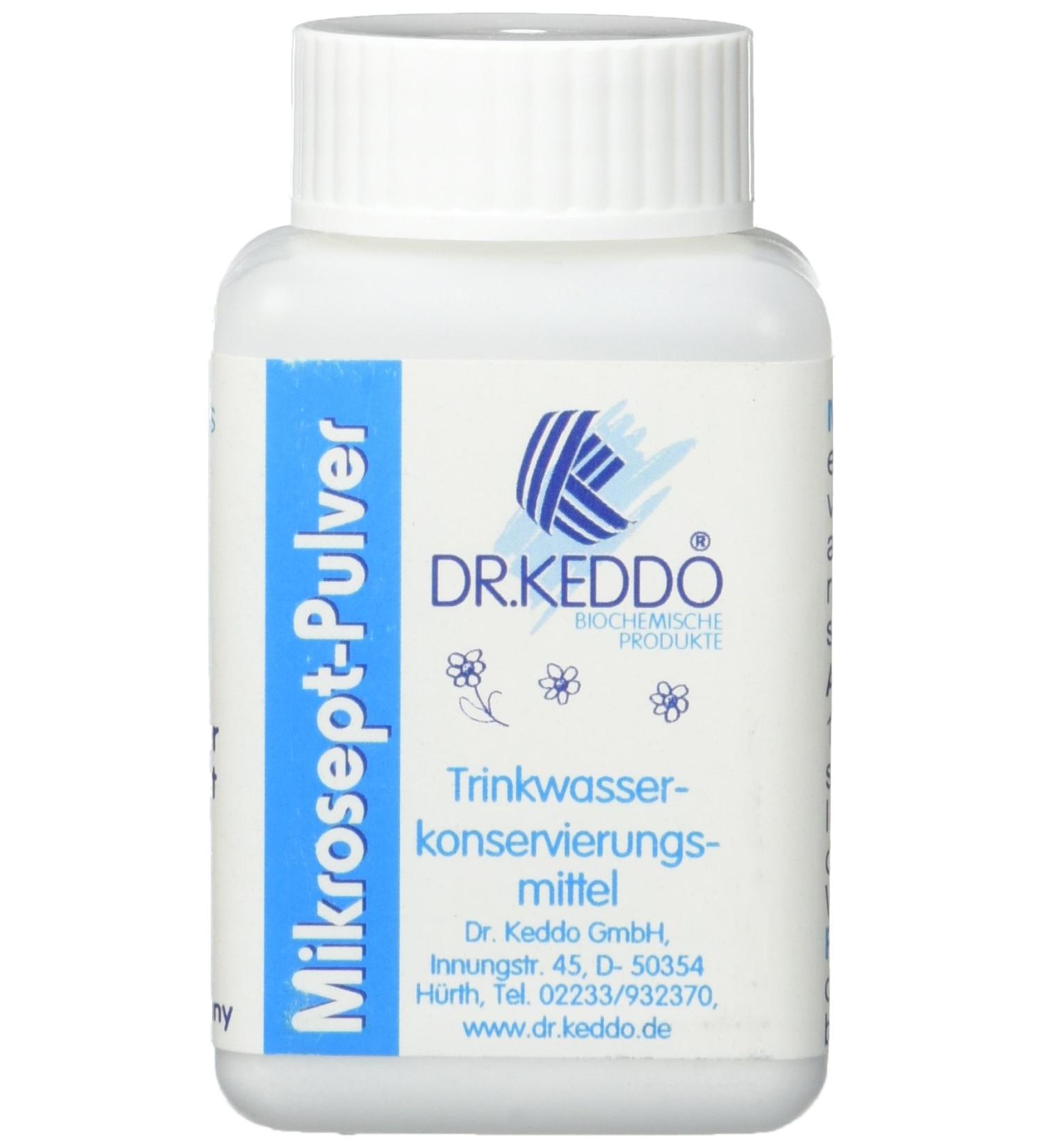 Dr. Keddo Mikrosept Water Disinfection 100G Powder - Effective Camping Sanitizer | International Shipping Available - Buy Online on SooperMarket.com