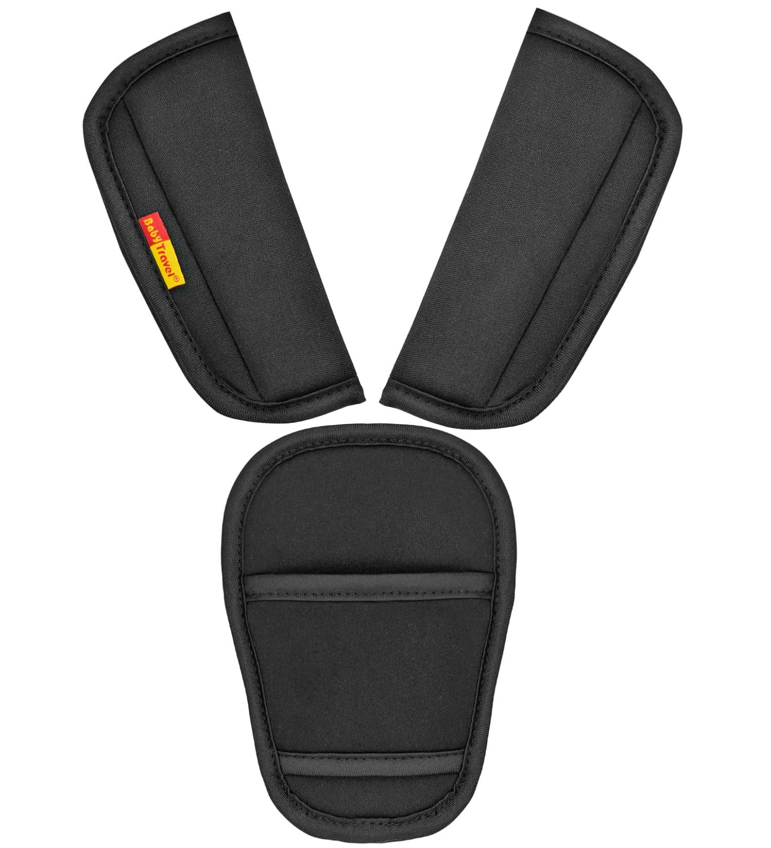 HAOSEA Belts Pads Shoulder Strap and Crotch Cover Universal Baby Stroller Car Seat Strap Covers Soft Seat Belt Cushion fits Most car seat - Buy Online on SooperMarket.com