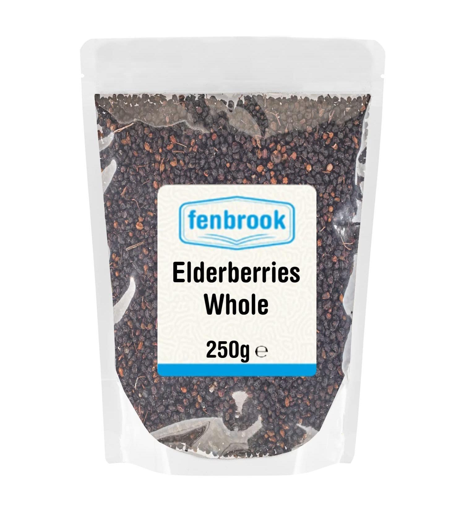 Elderberries Whole 250g by Fenbrook