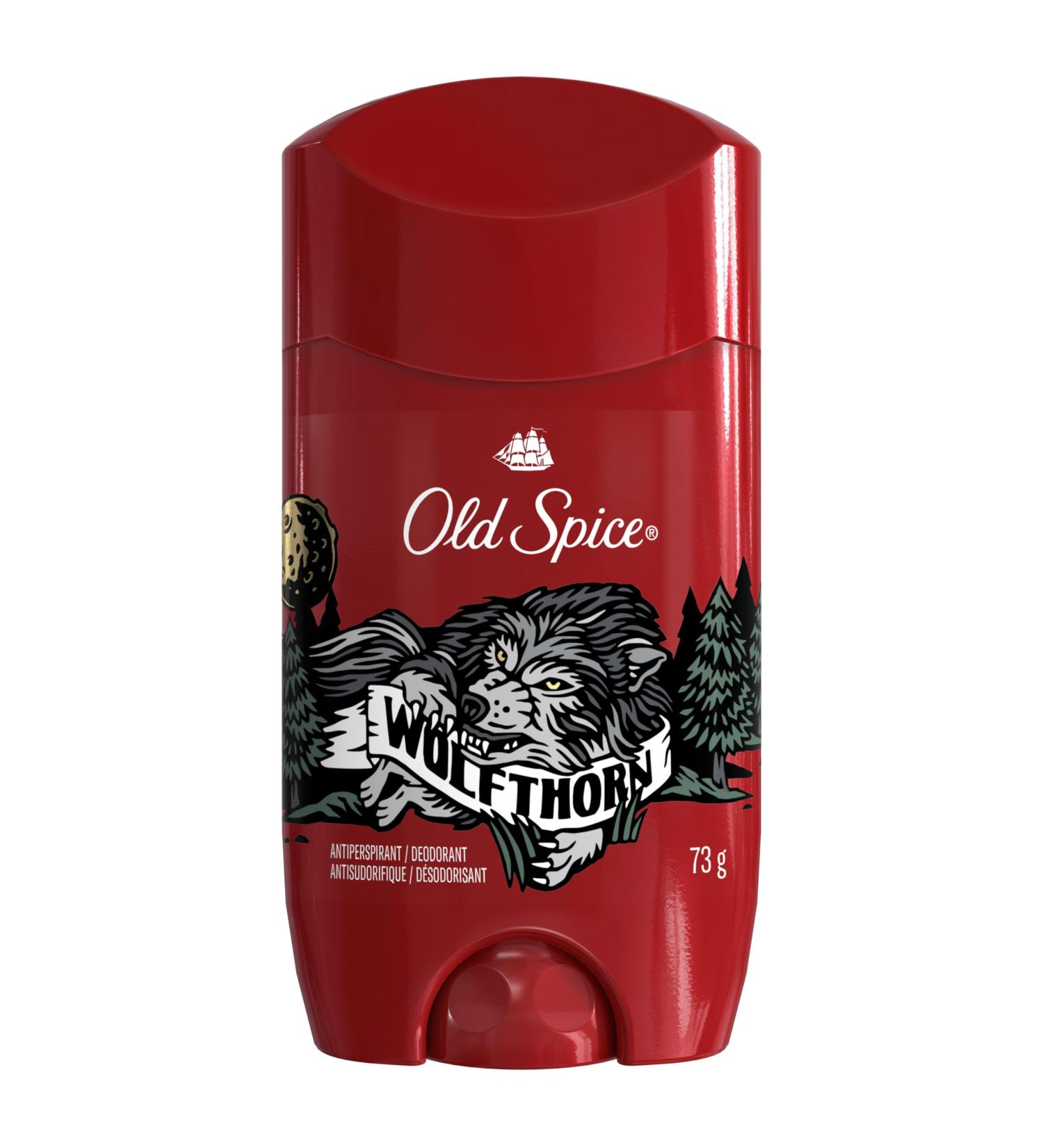 Old Spice Wild Collection Invisible Solid Antiperspirant and Deodorant for Men Wolfthorn scent 73 g Wolfthorn 73g 1 count (Pack of 1) - Buy Online on SooperMarket.com