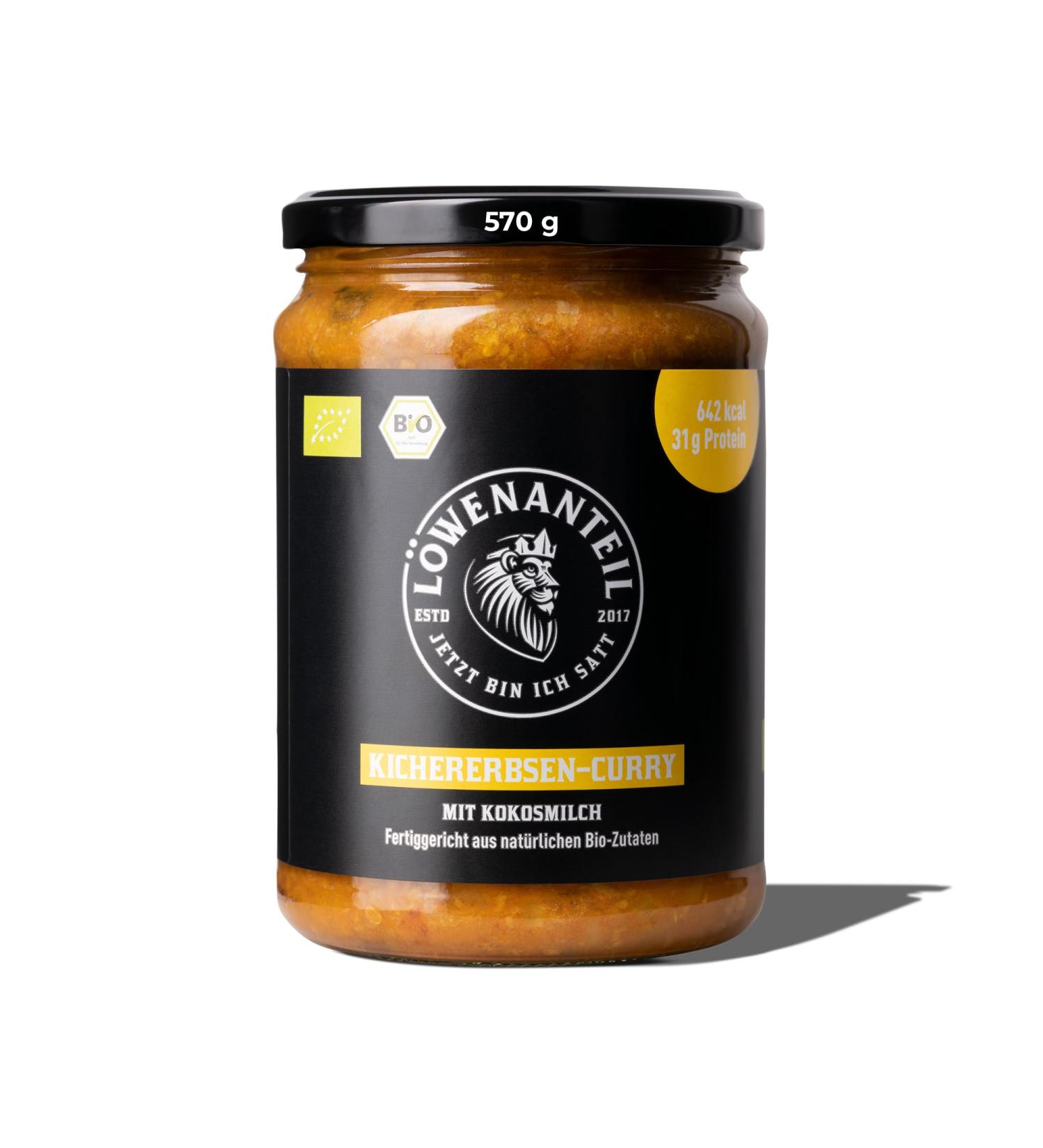 Organic Chickpea Curry Stew - 570g | Vegan Gluten-Free Protein-Rich Coconut Milk & Hemp Seeds - Ready to Eat - Buy Online on SooperMarket.com