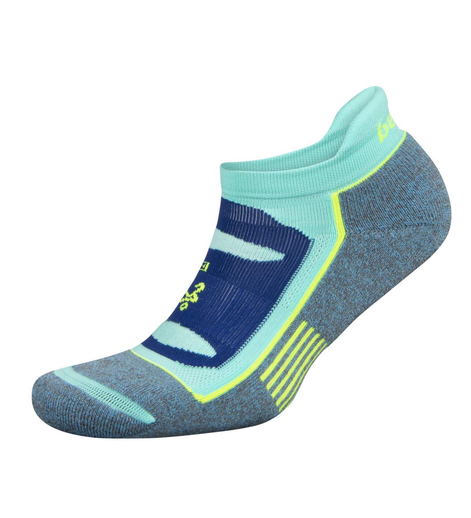 Balega Blister Resist Performance No Show Athletic Running Socks for Men and Women (1 Pair) Medium Ethereal Blue/Light Aqua
