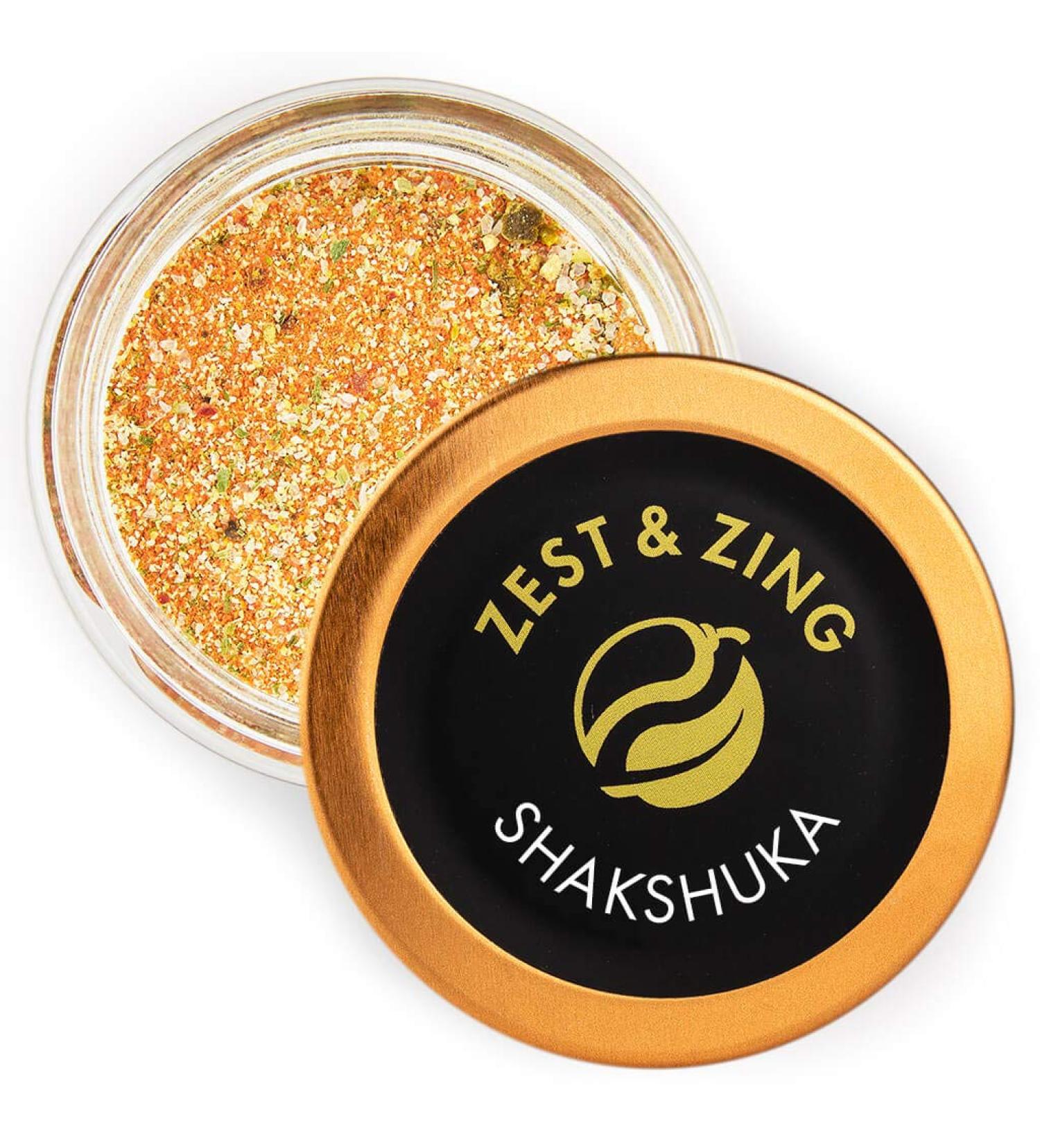 Zest & Zing Shakshuka 40g Spice Blend - Premium, Fresher & Convenient Stackable Jars - Buy Online on SooperMarket.com