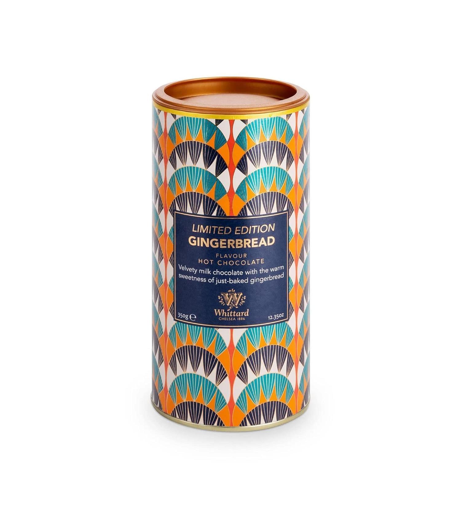 Whittard of Chelsea Limited Edition Gingerbread Flavour Hot Chocolate warm 350g Blue Pack of 1 Chocolate 350 g (Pack of 1)