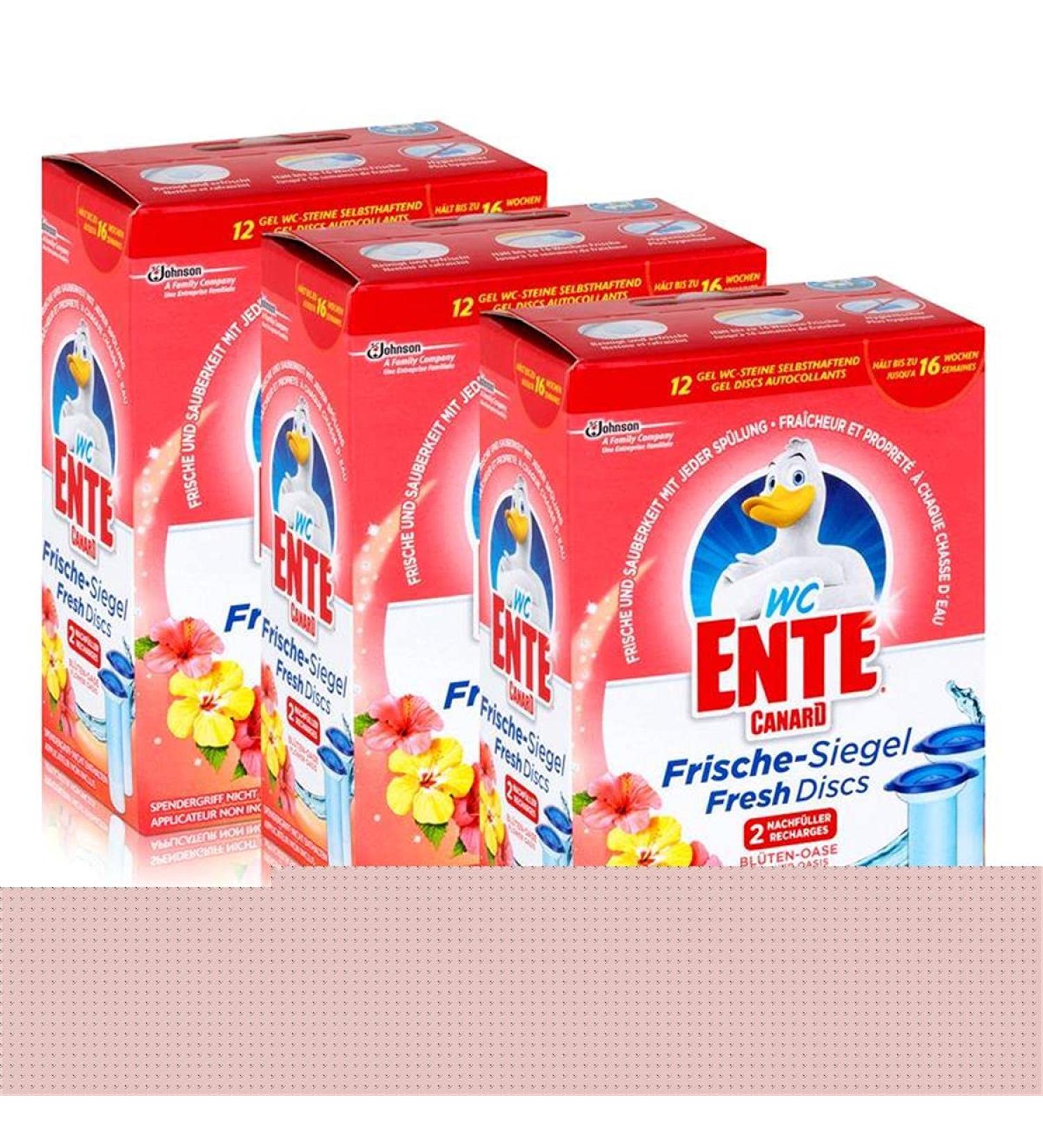 3x WC Duck Fresh Seal Refill Blossom Oasis