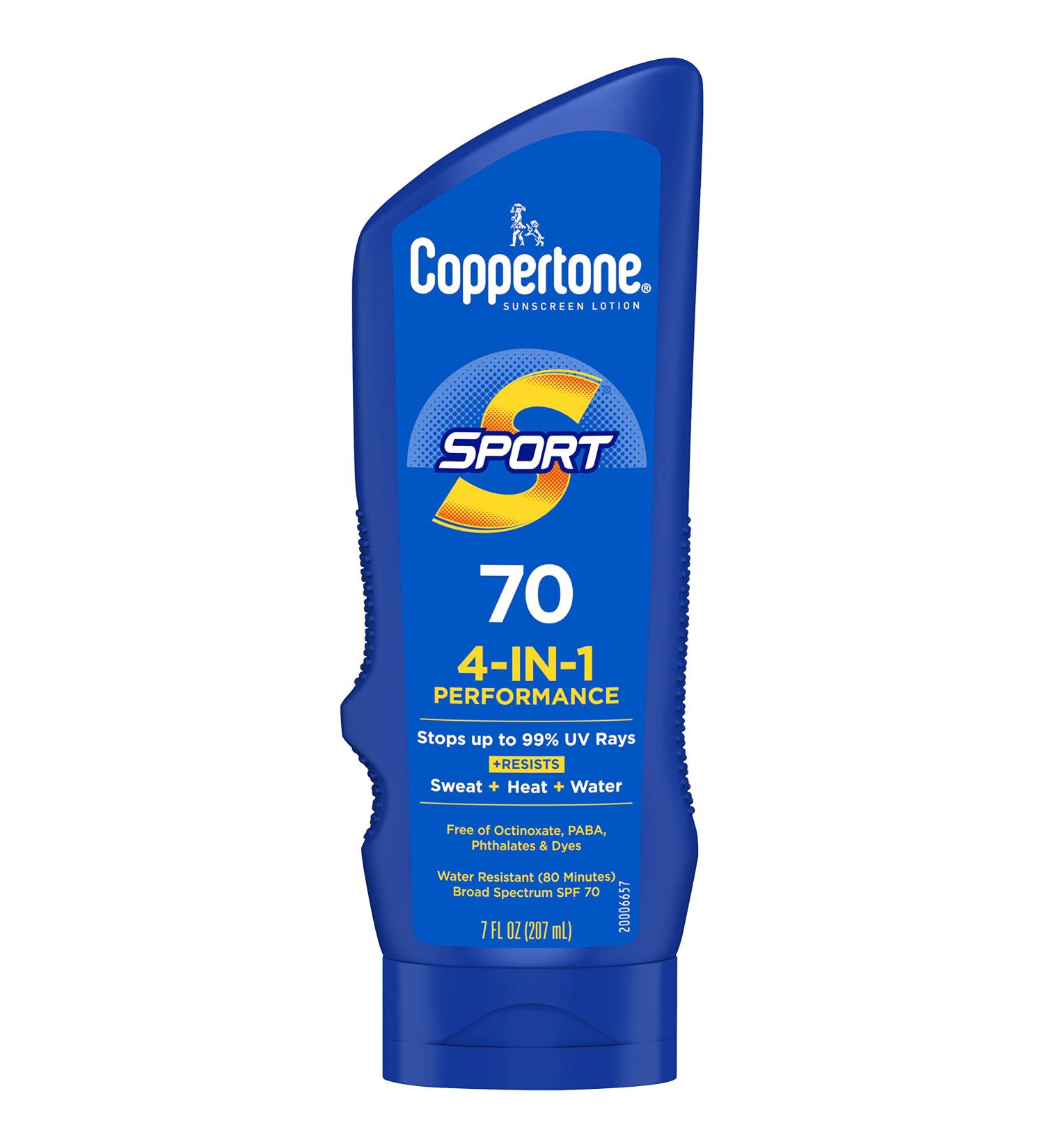 Coppertone Sport Sunscreen Lotion SPF 70 - Long-lasting Protection 7 fl oz - Buy Online on SooperMarket.com