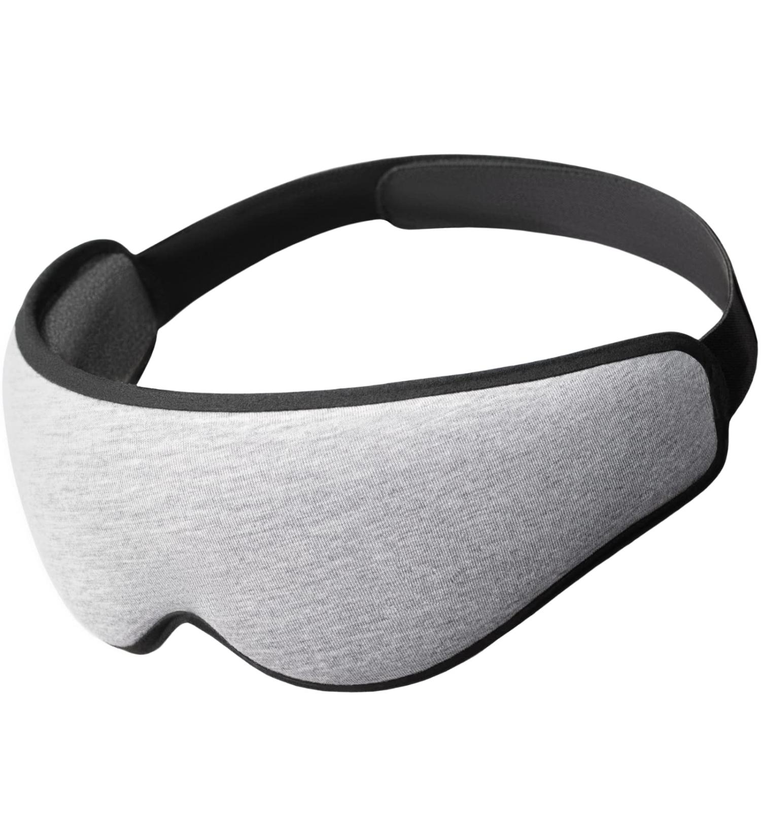 OSTRICH PILLOW 3D Ergonomic Eye Mask - Midnight Grey | Adjustable Shape for Sleeping, Resting, Relaxing | Blocks Light for Total Darkness - Buy Online on SooperMarket.com