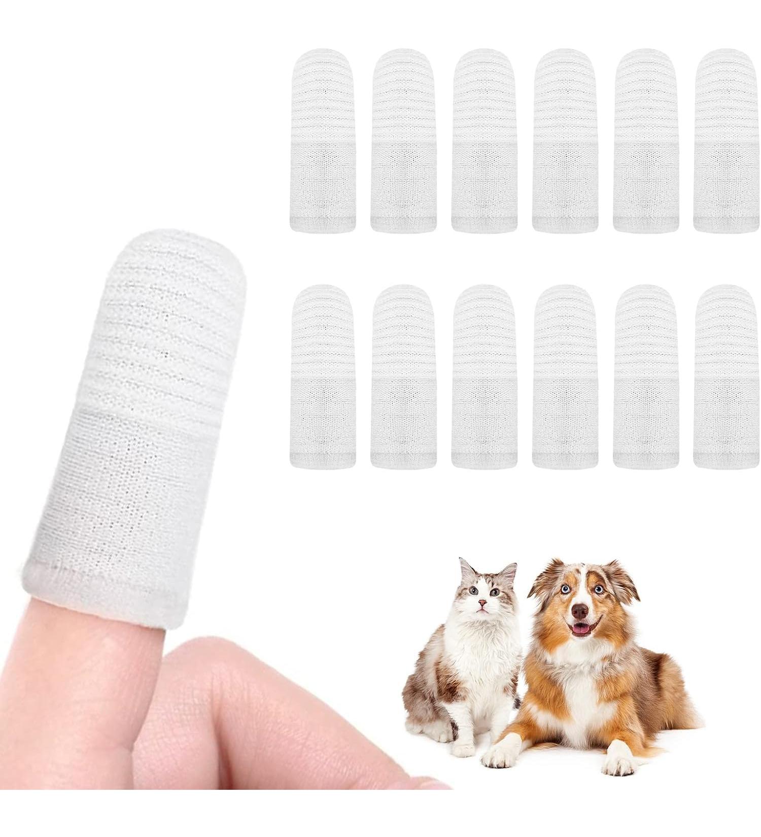 Adiwo Dog Toothbrush Finger 12 Pcs Reusable Dog Finger Toothbrush Anti-Plaque 360 Full-Surrounded Bristles Dog Tooth Brush Efficient Dog Teeth Cleaning Products for Dogs and Cats - Buy Online on SooperMarket.com