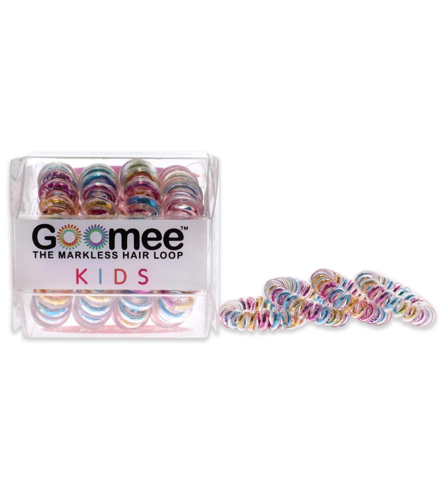 Goomee Kids The Markless Hair Loop Set - Over the Rainbow For Kids 4 Pc Hair Tie