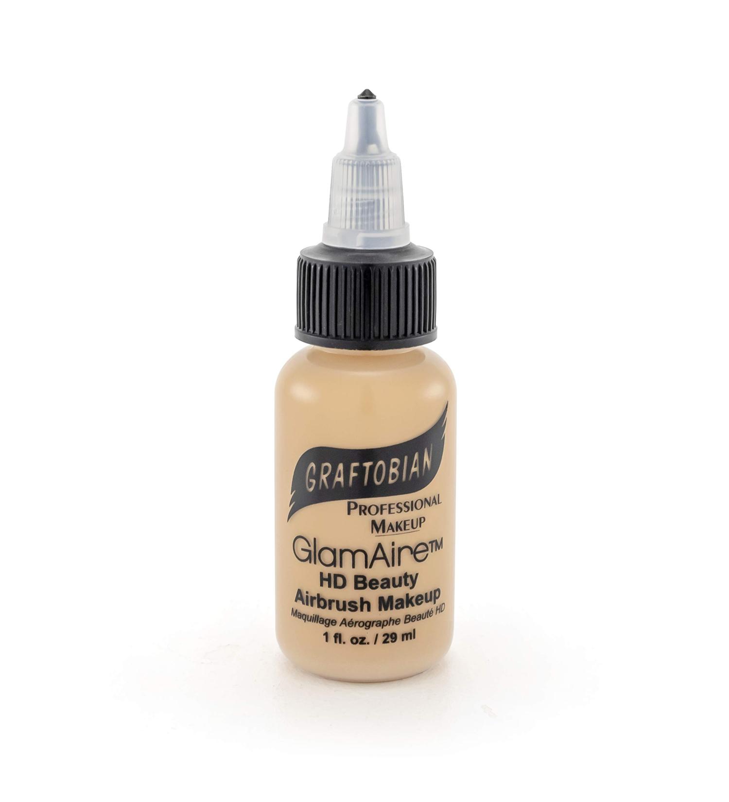 Graftobian GlamAire Airbrush Makeup - High Definition Foundation for Long-Lasting Wear | Professional Formula, Made in USA | Ideal for Makeup Artists and Beauty Enthusiasts - Buy Online on SooperMarket.com
