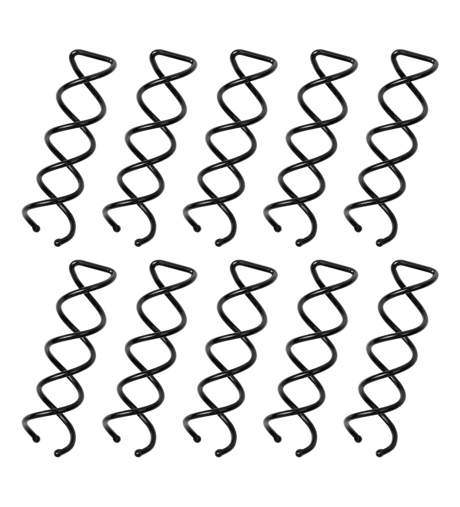 DEFUTAY 10PC Spiral Hair Pins - Corkscrew Spin Pins for Women Hair Style DIY - Buy Online on SooperMarket.com