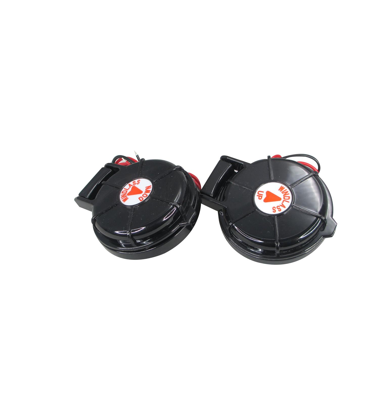 Pactrade Marine Boat Anchor Windlass Winch Foot Switch Black 12/24v 5A - Set of 2 - Buy Online on SooperMarket.com