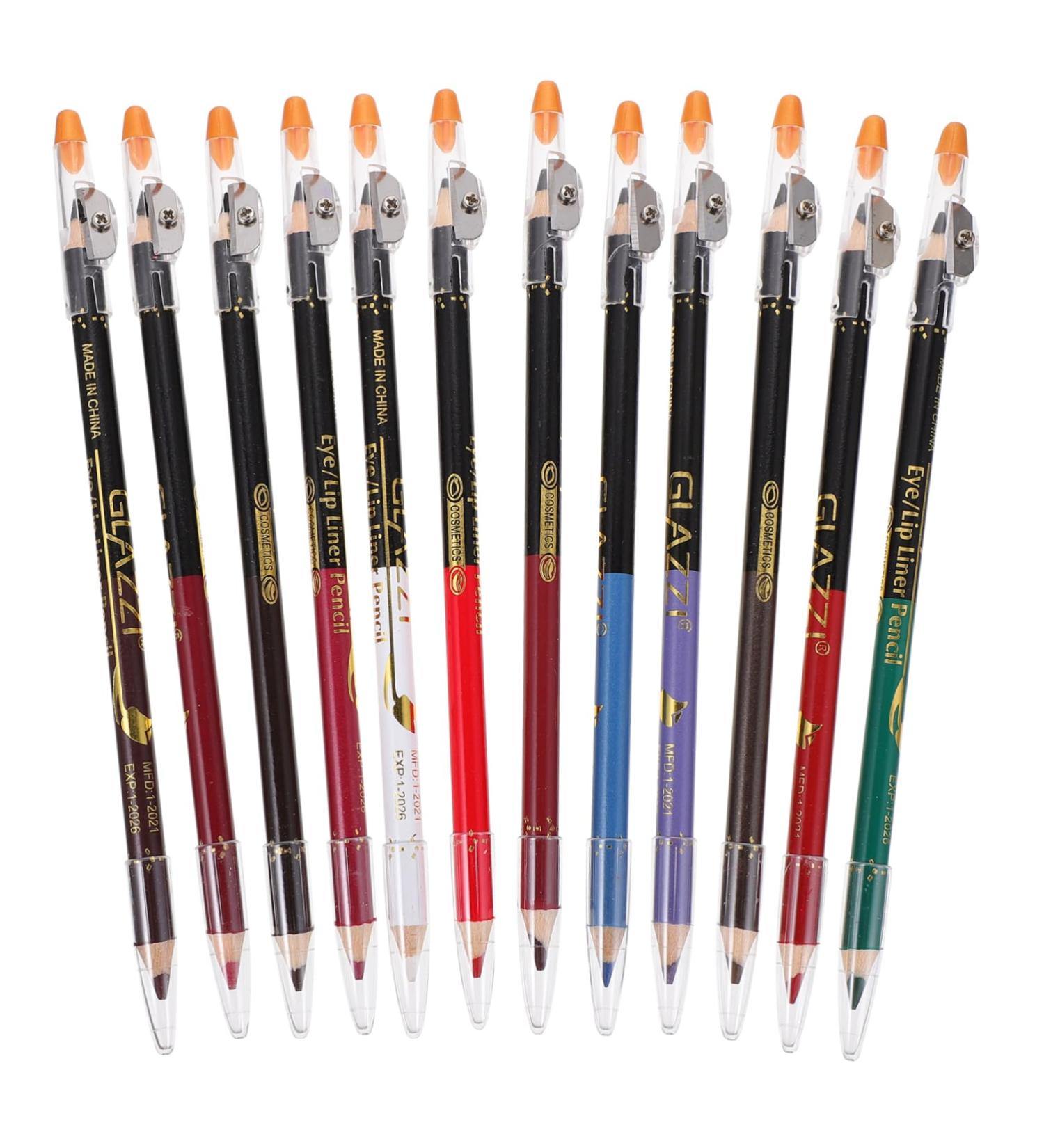 Buy NOLITOY 12pcs Waterproof Lip Liner Eyeliner & Eyebrow Makeup Set - Precision Brush & Matte Finish - International Shipping Available - Buy Online on SooperMarket.com