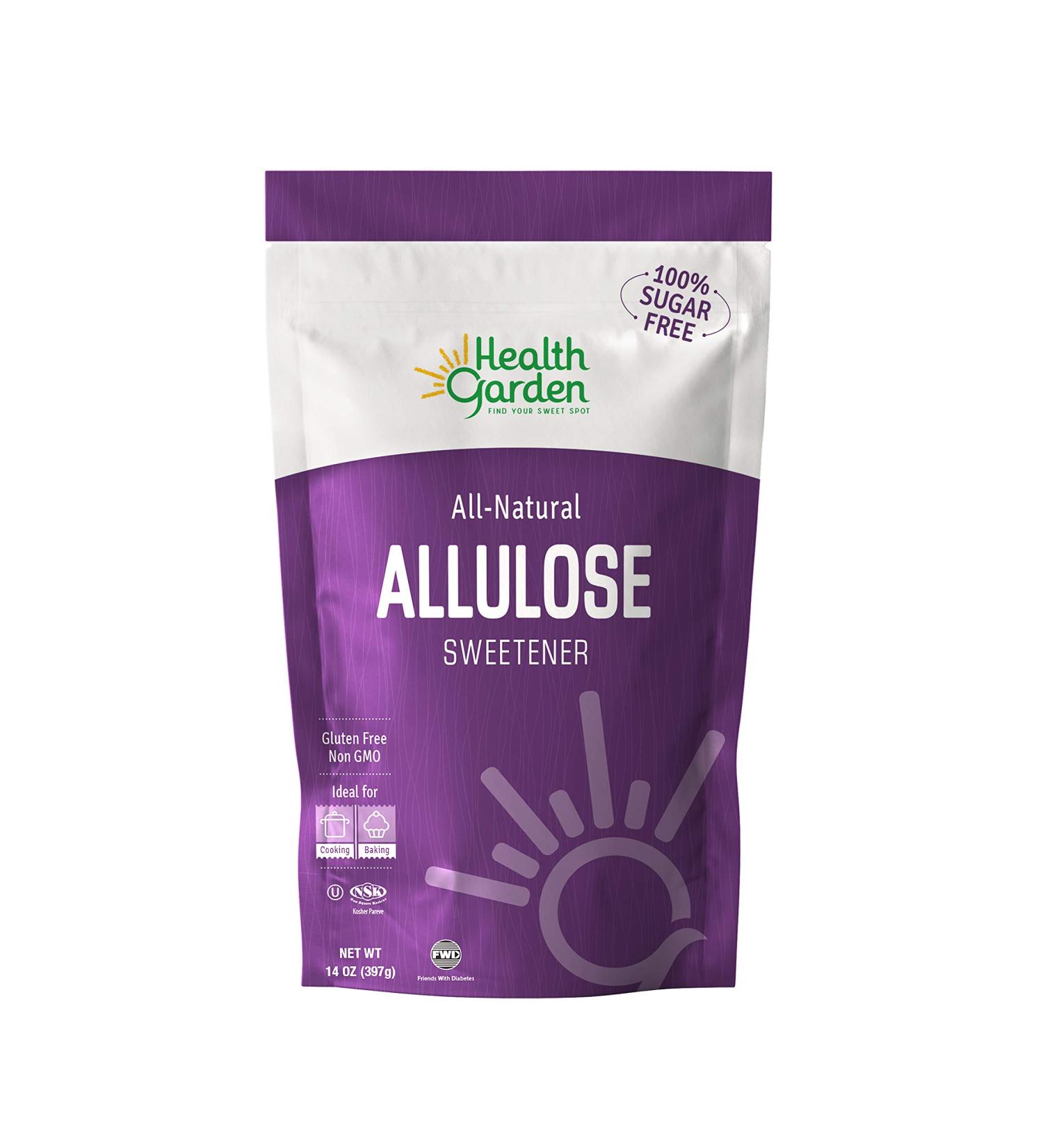 Health Garden All-Natural Allulose Sweetener 14 oz | Low-Calorie Sugar Alternative - Buy Online on SooperMarket.com