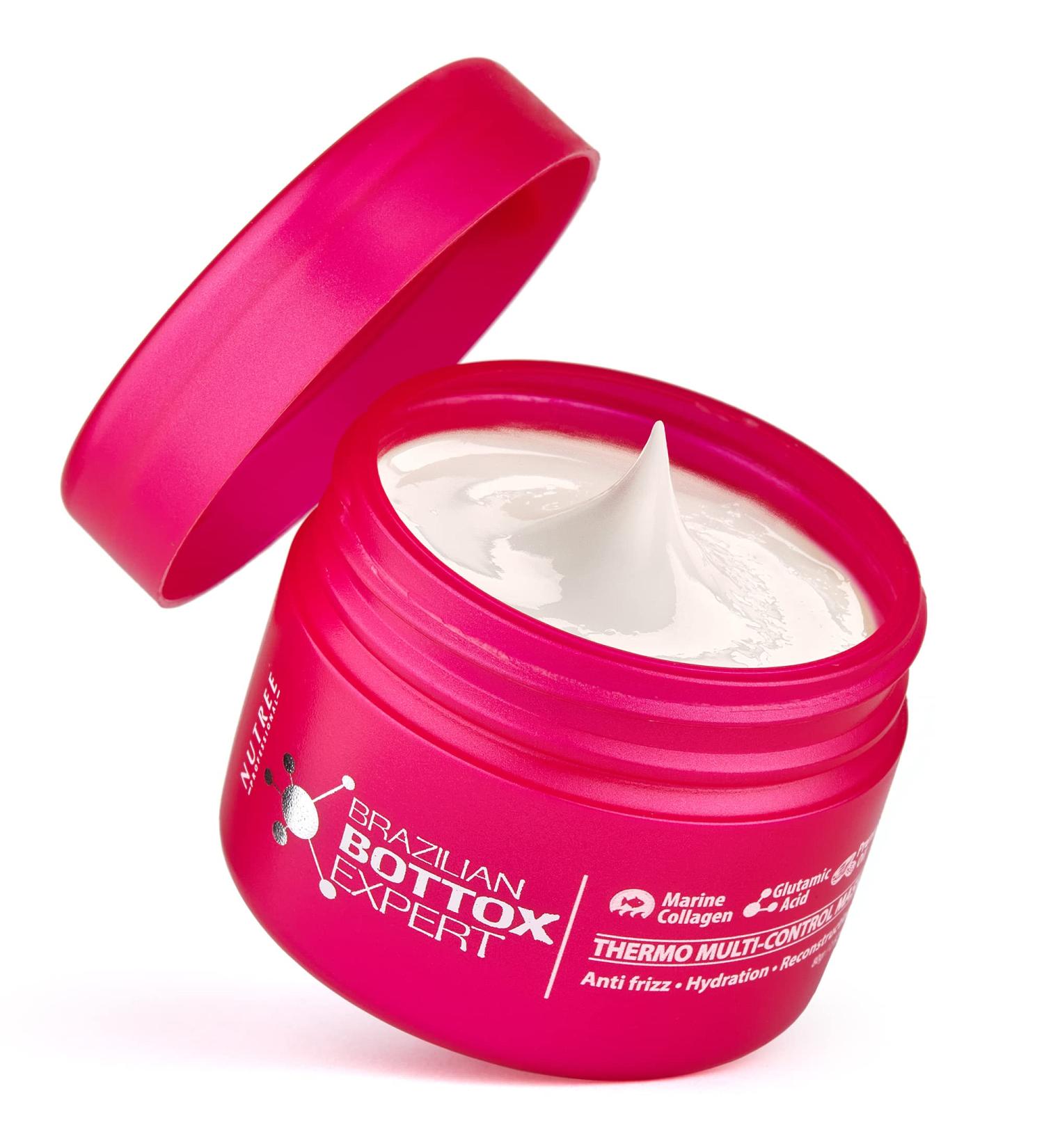 Hair Expert Thermal Mask - Marine Collagen & Almond Oil - Formaldehyde-Free - Repairs Hair Elasticity, Adds Shine & Moisture - 2.82 oz - Buy Online on SooperMarket.com