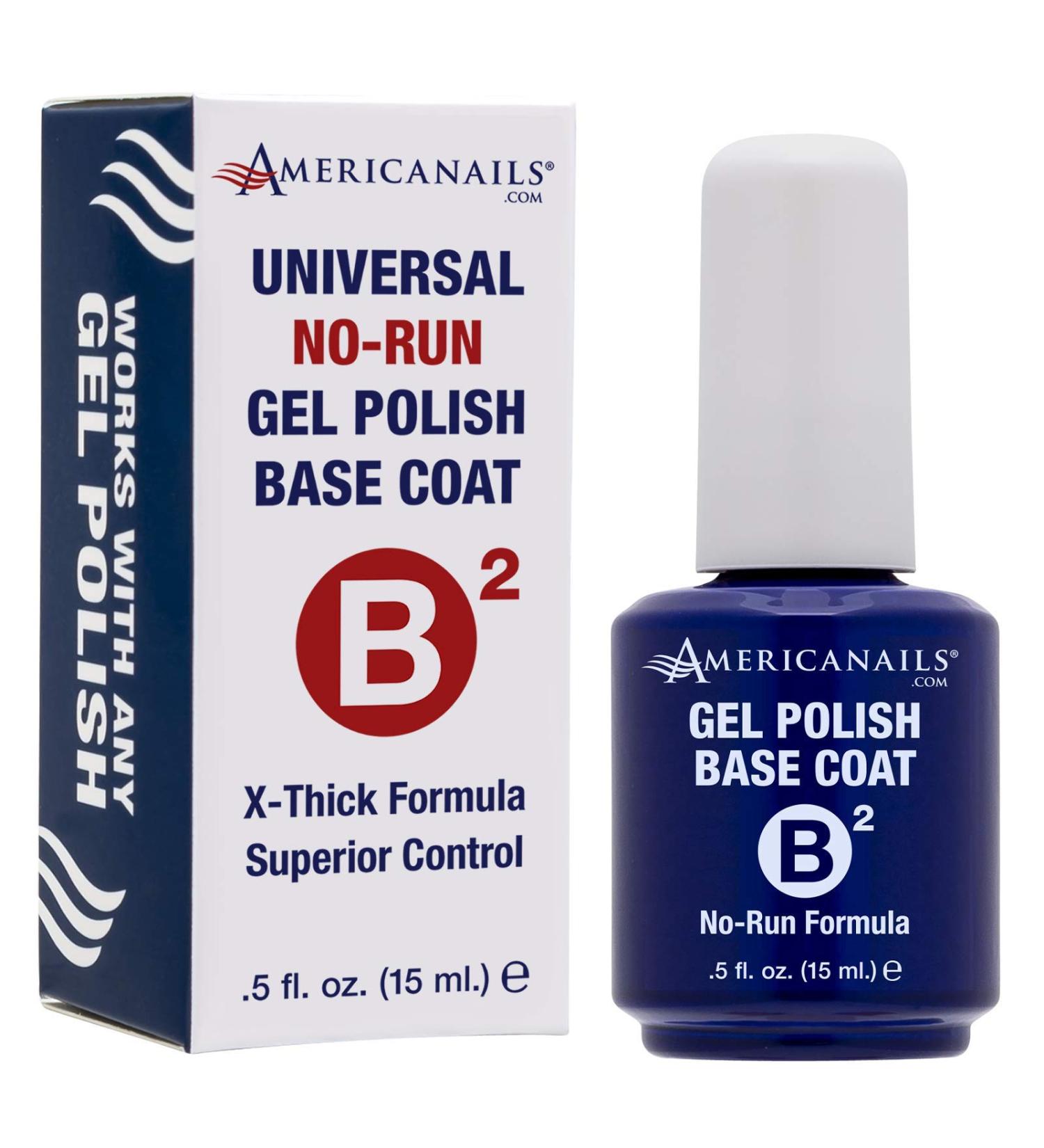 Americanails B2 No-Run Gel Polish X-Thick Base Coat - 0.05oz - Buy Online on SooperMarket.com