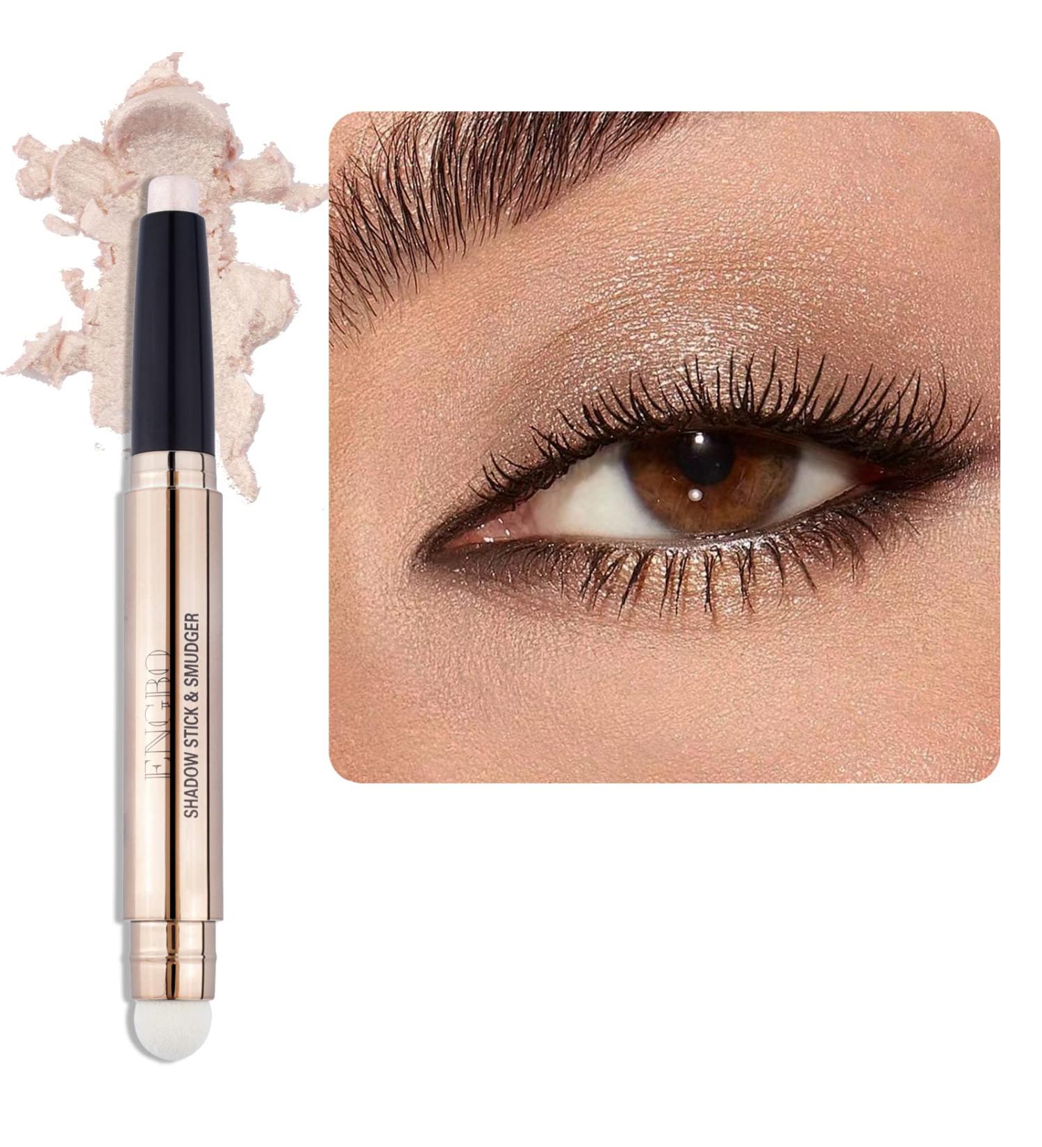 Enfuntins Shimmer Cream Eyeshadow Stick - Long-Lasting Waterproof Eye Brightener in Light Gold Shimmer - Buy Online on SooperMarket.com