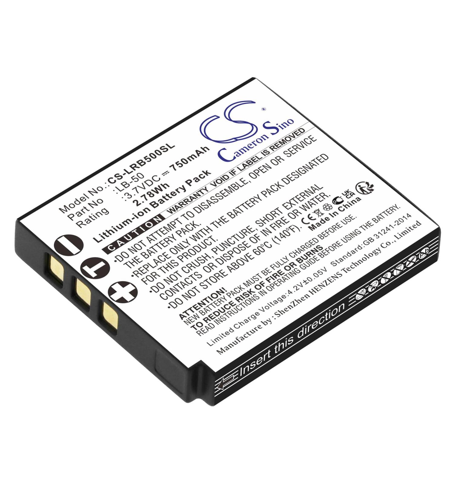 Battery Replacement for Lectrosonics SSM Micro Transmitter & IFBR1B Receiver - Long-lasting LB-50 Battery for Enhanced Performance - Buy Online on SooperMarket.com