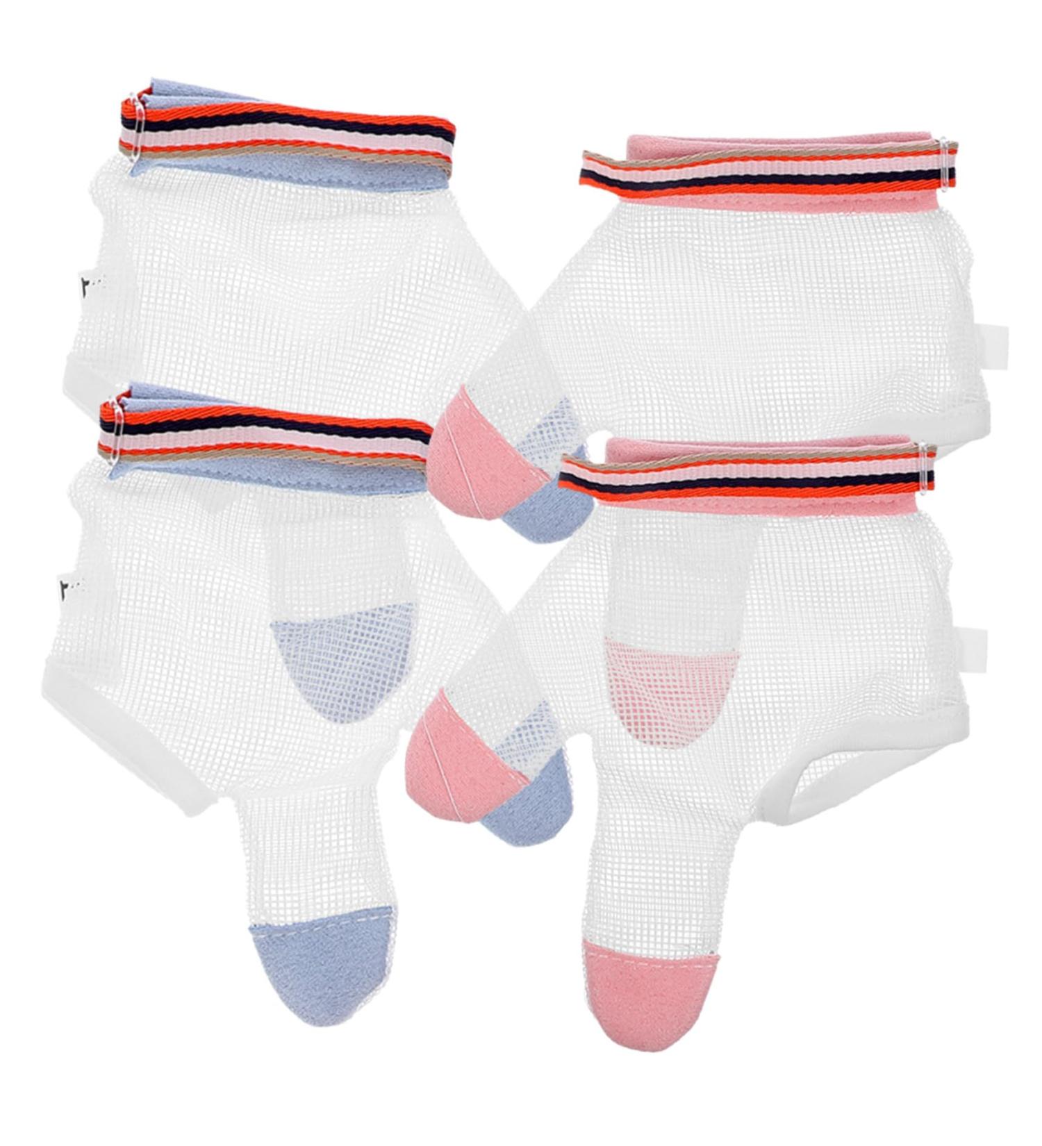 KOMBIUDA 2 Pairs Ring Biting Gloves Infants Finger Protector Kids Thumbs Infant Products Breathable Child Net As Shown 12.00X10.50X0.10CM - Buy Online on SooperMarket.com