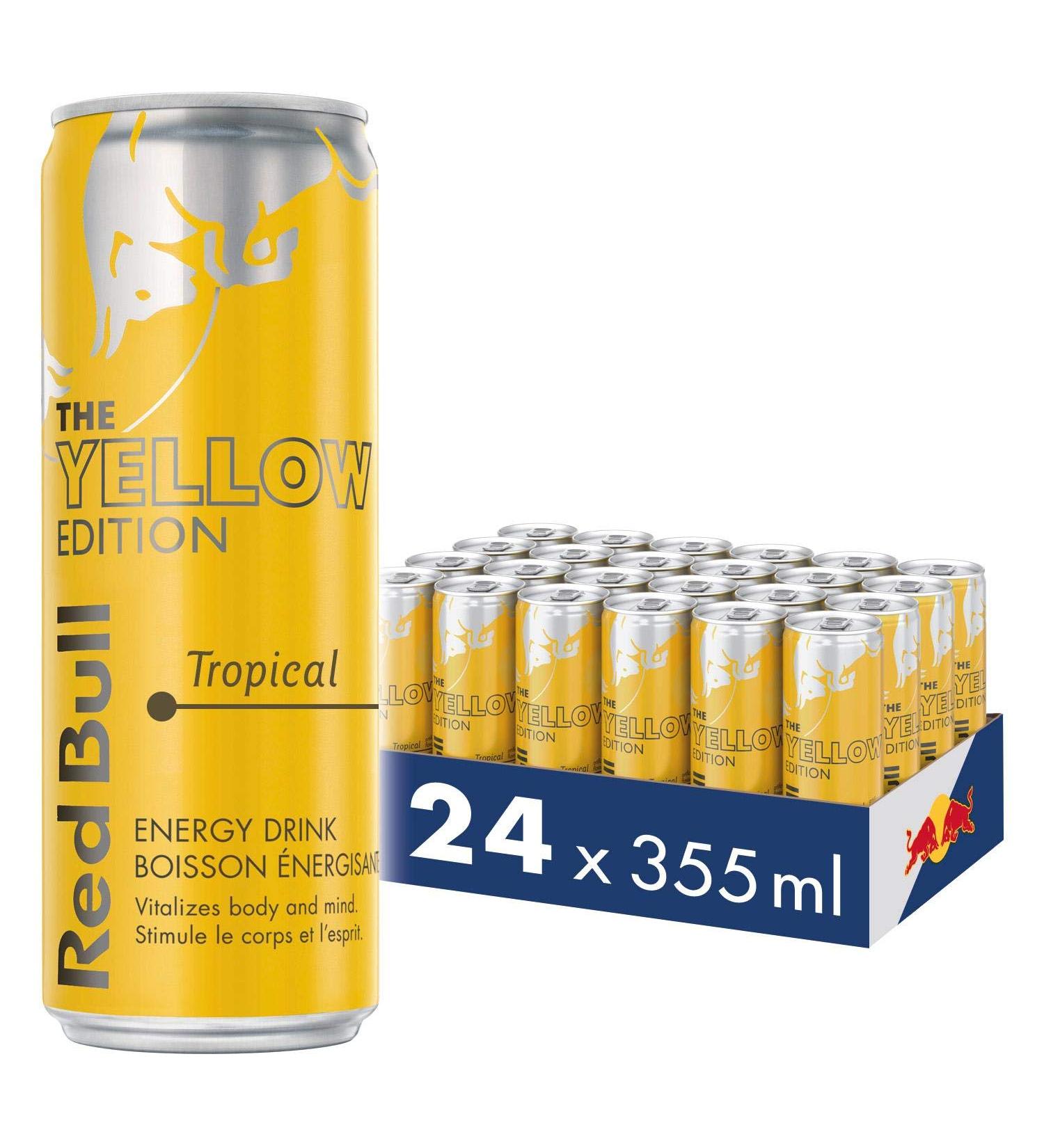 Red Bull Energy Drink Tropical 355ml (24 pack) 355ml (Pack of 24) - Buy Online on SooperMarket.com
