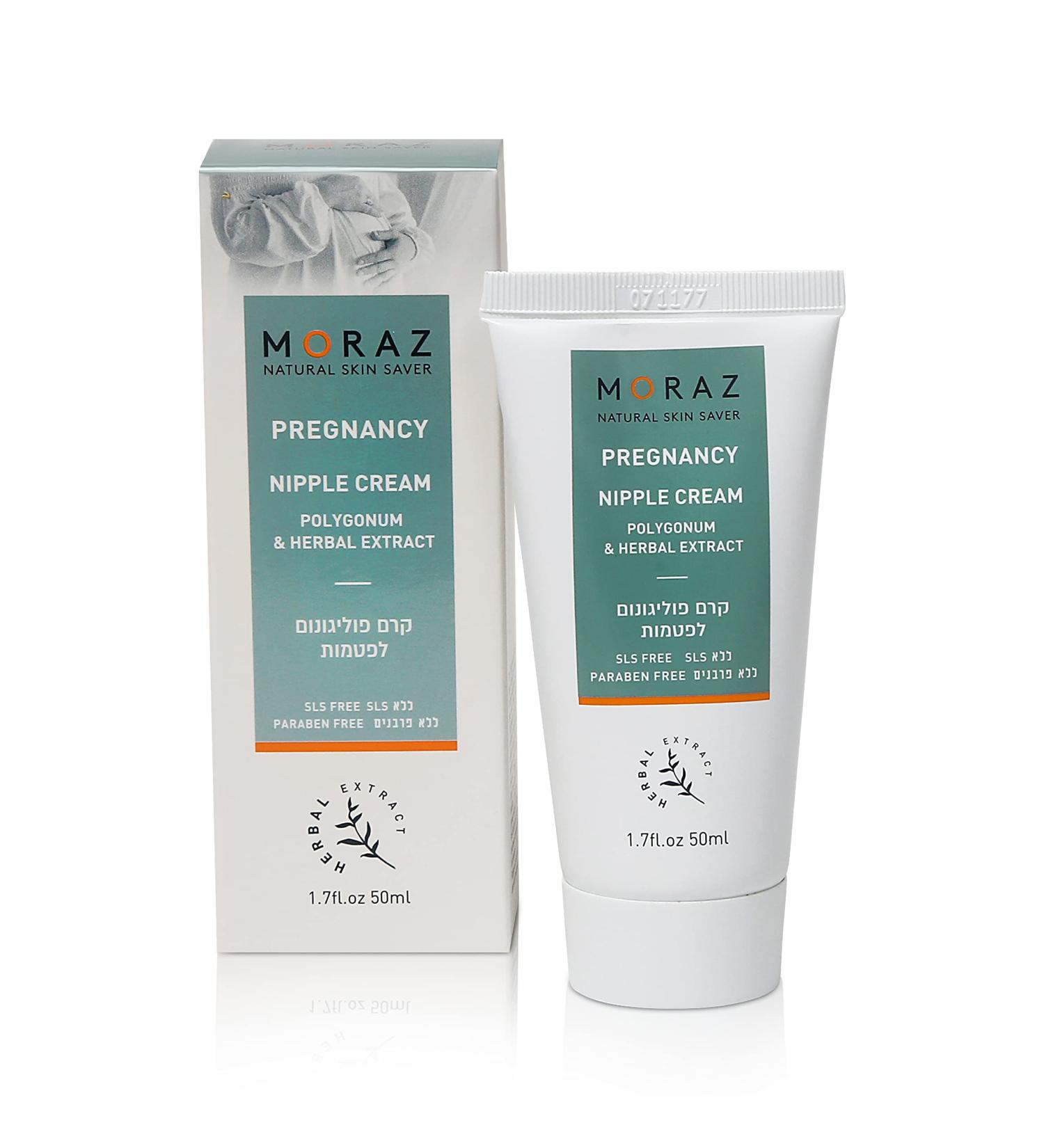 Moraz Pregnancy Nipple Cream | Safe Breastfeeding Essential | Soothes Irritated Nipples | 1.7 oz - Buy Online on SooperMarket.com