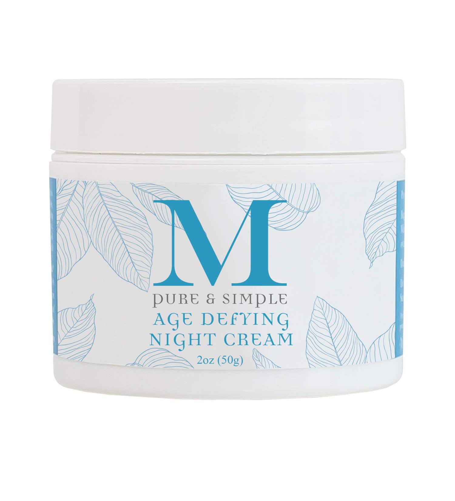 Anti Aging Face Moisturizer - Age-Defying Night Cream for Women & Men | Natural Ingredients Double Helix Water Coconut Oil Vitamin E (2 Oz - Buy Online on SooperMarket.com