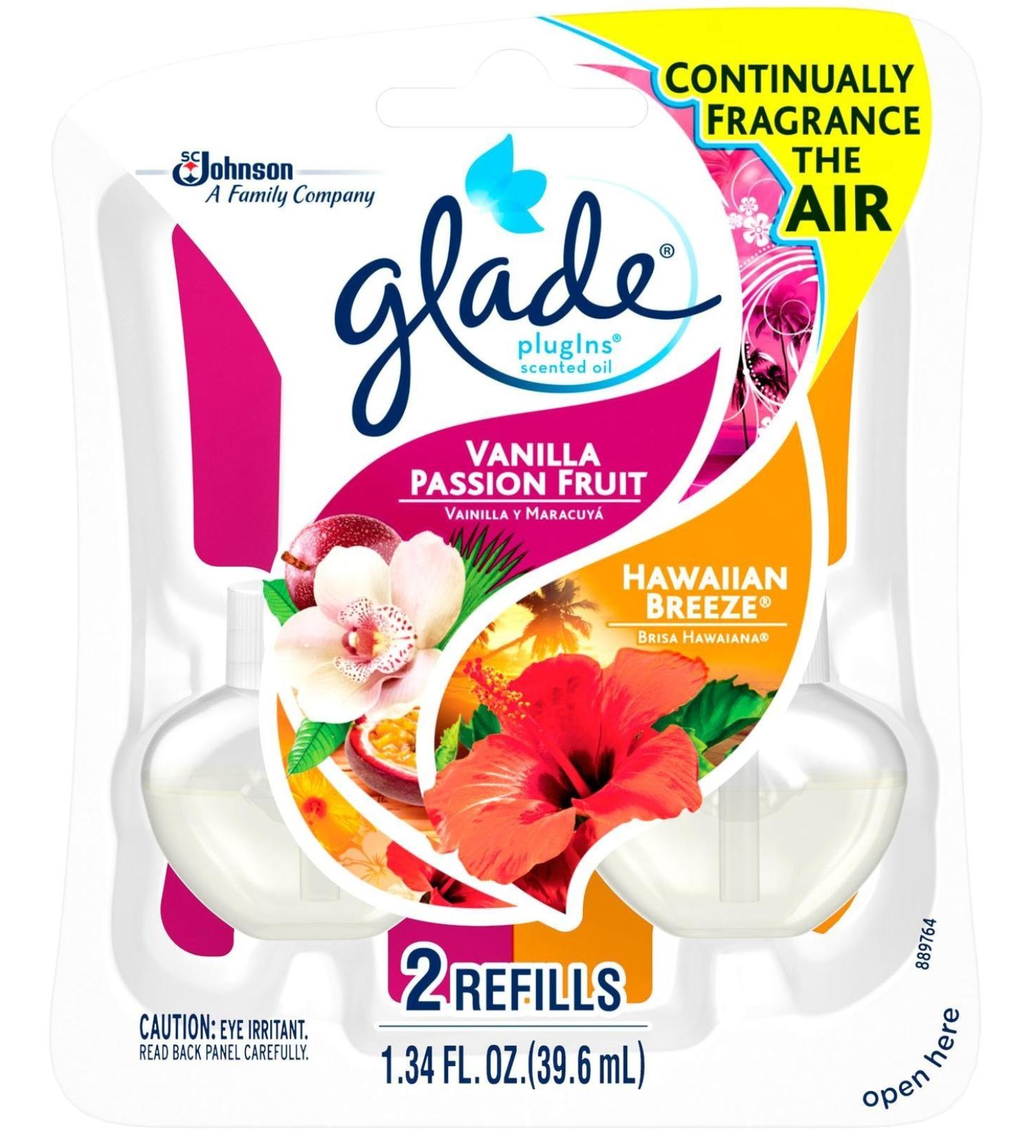 Buy Glade Plugins Scented Oil Refills - Fruits & Vanilla - 1.34 Fl Oz - International Shipping Available - Buy Online on SooperMarket.com