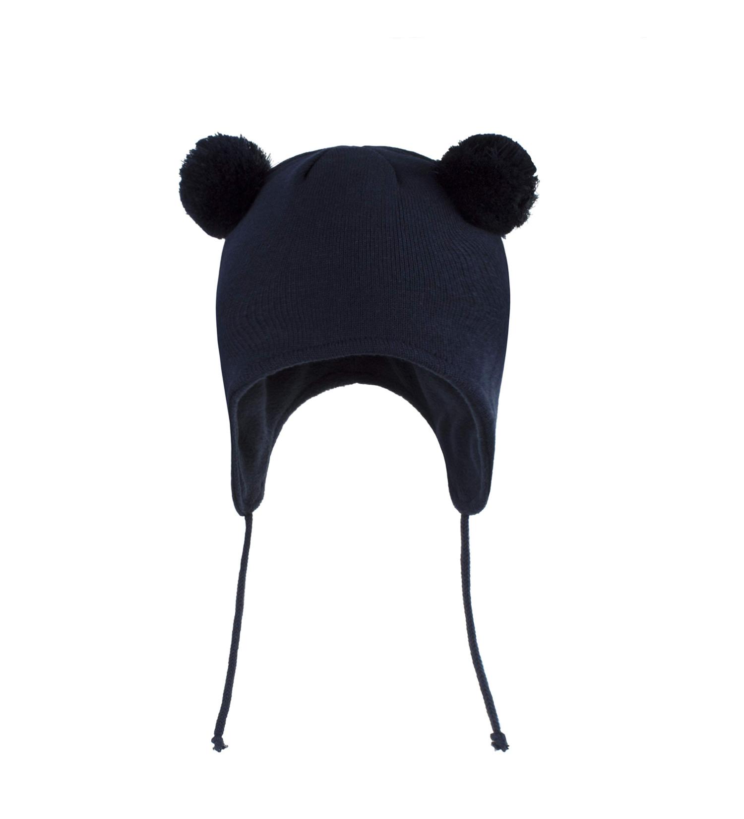 LANGZHEN Toddler Winter Hat Earflap Knit Cap for Baby Boys Girls 6-12 Months - Navy - Buy Online on SooperMarket.com