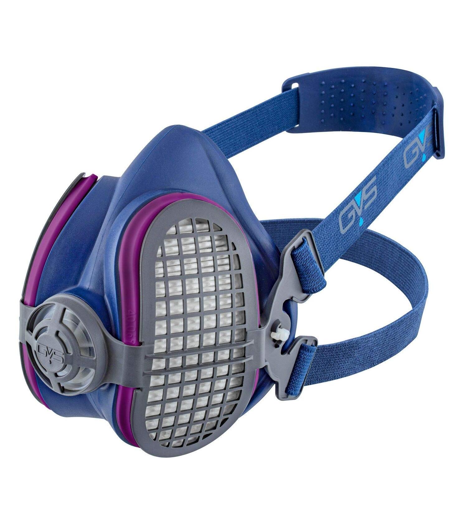 GVS Elipse P100 Dust Half Mask Respirator | Blue | Reusable Filters Included - Buy Online on SooperMarket.com