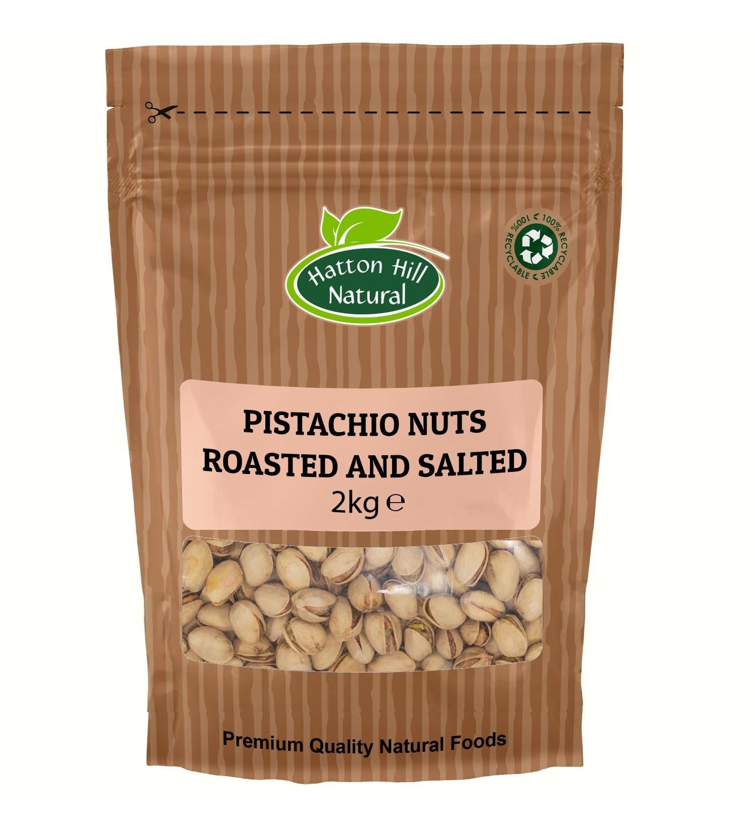 Pistachio Nuts Roasted and Salted 2kg by Hatton Hill