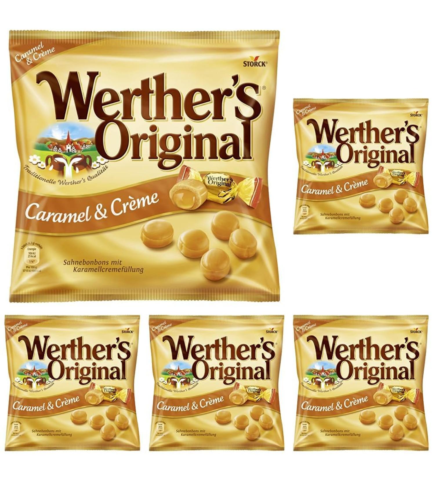 Buy Werther's Original Caramel & Cr me - 225g Classic Cream Bonbons (Pack of 5) - International Shipping Available - Buy Online on SooperMarket.com