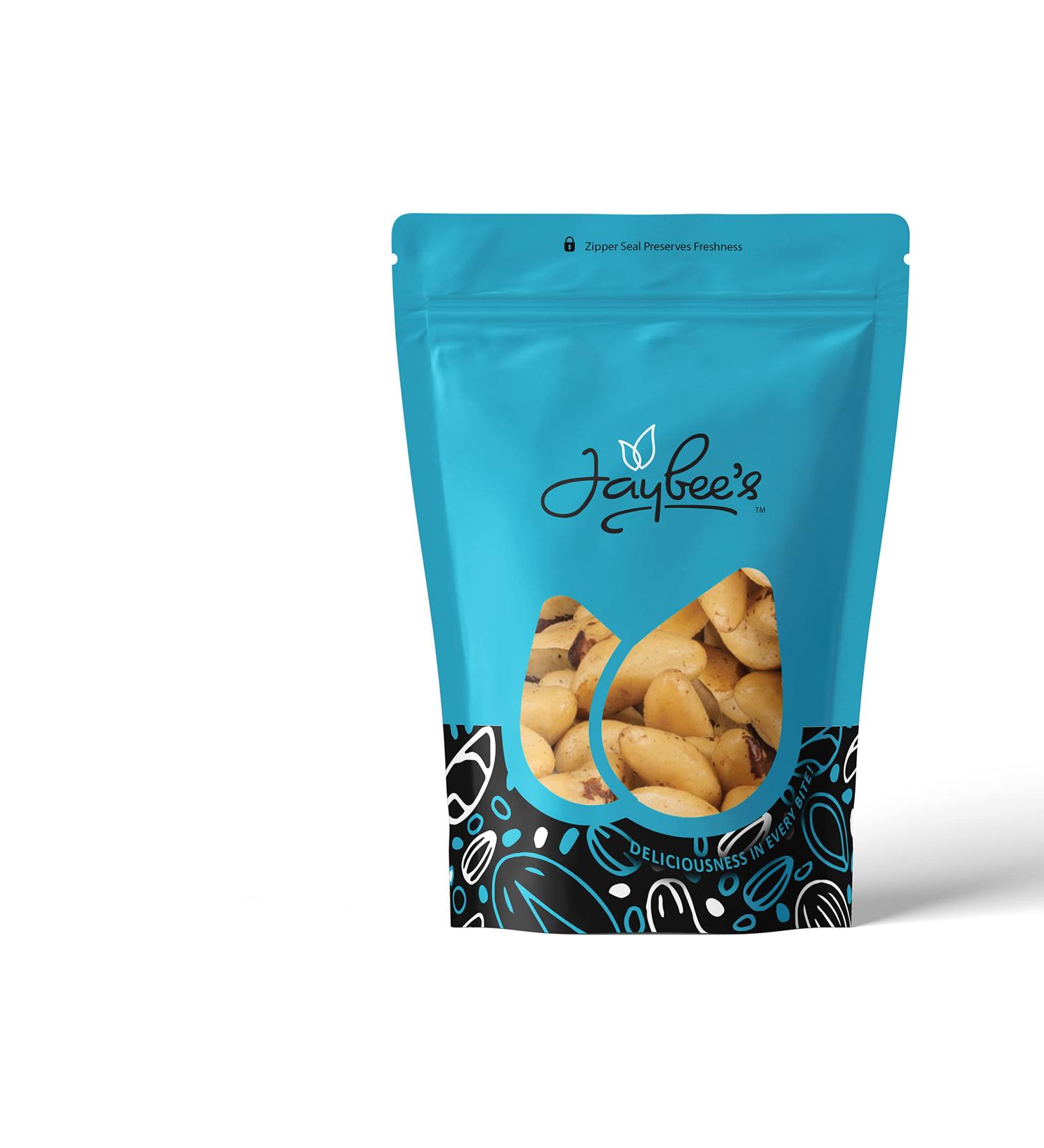Roasted & Salted Brazil Nuts - 15oz Resealable Pouch | Freshly Roasted Daily Snack | Vegan, Keto & Paleo Friendly | High Protein & Minerals | Kosher Certified - Buy Online on SooperMarket.com