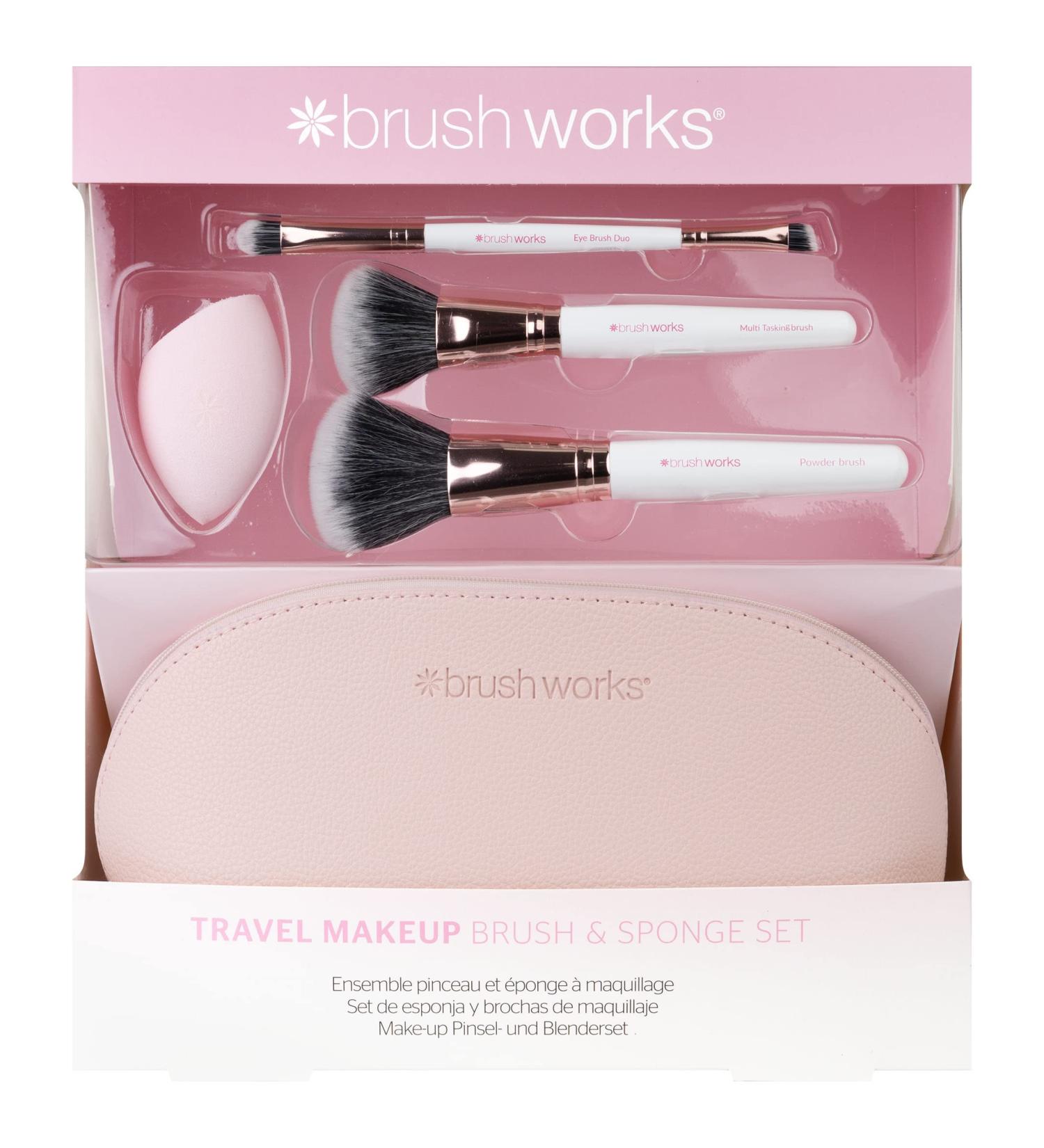 Brushworks Travel Makeup Brush & Sponge Set - Buy Online on SooperMarket.com