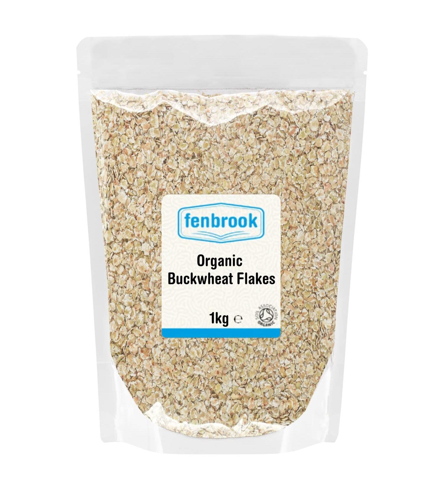 1kg Fenbrook Organic Buckwheat Flakes | Certified Organic Cereal - Buy Online on SooperMarket.com
