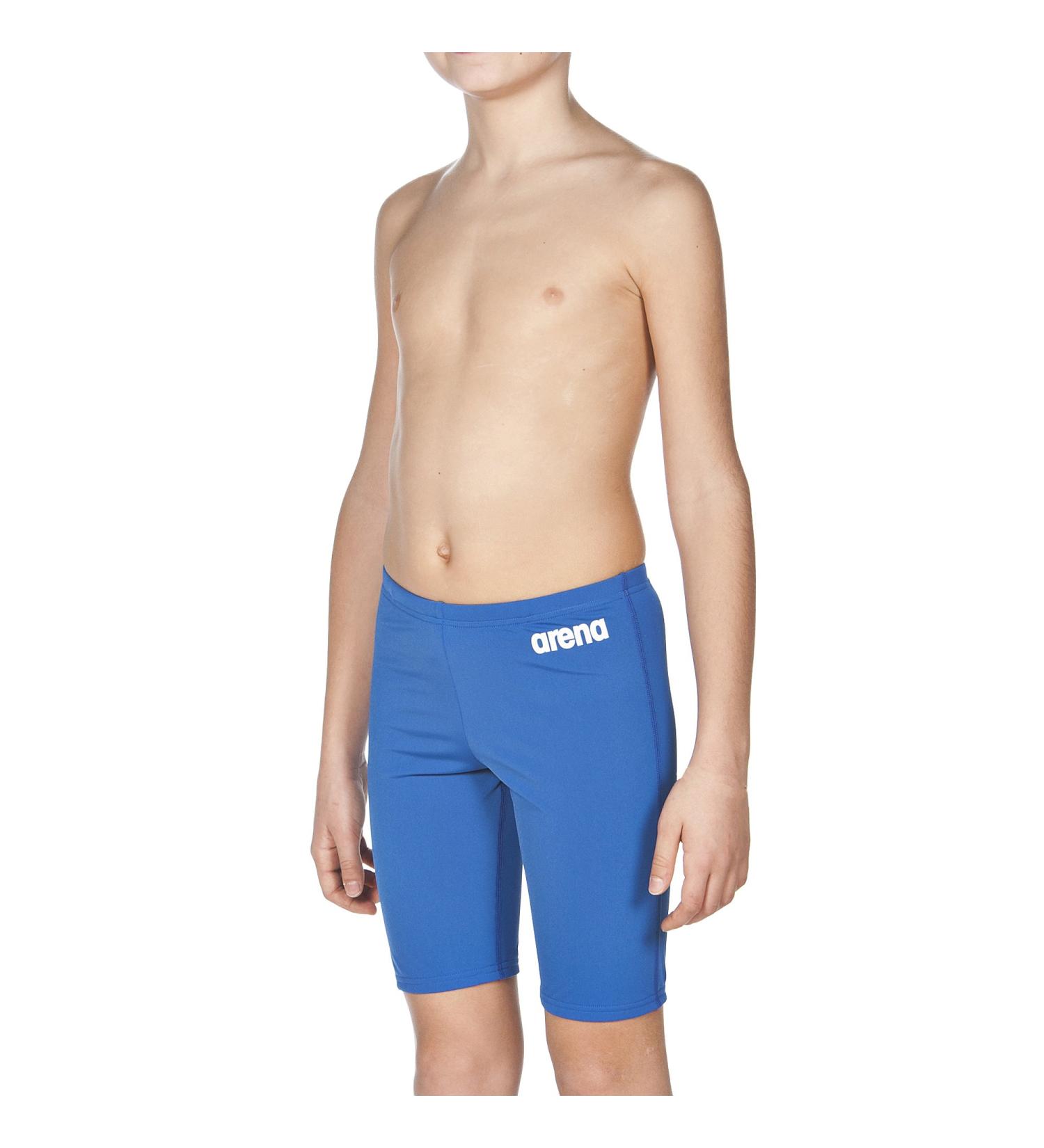 Buy Arena Solid Junior Boys Swimming Trunks - Chlorine-Resistant MaxLife Jammers with UV Protection 50+ - Buy Online on SooperMarket.com